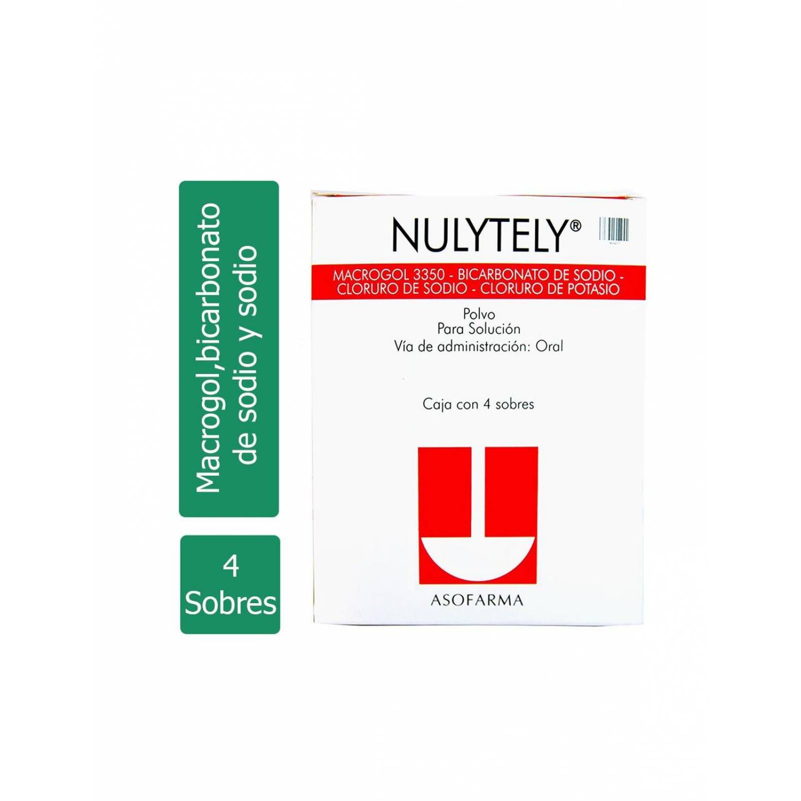 Nulytely Polvo 109.6 g Para Solución Caja Con 4 Sobres 
