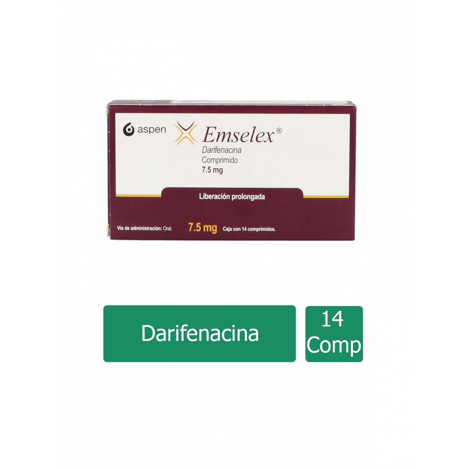Emselex 7.5 mg Caja con 14 Comprimidos 