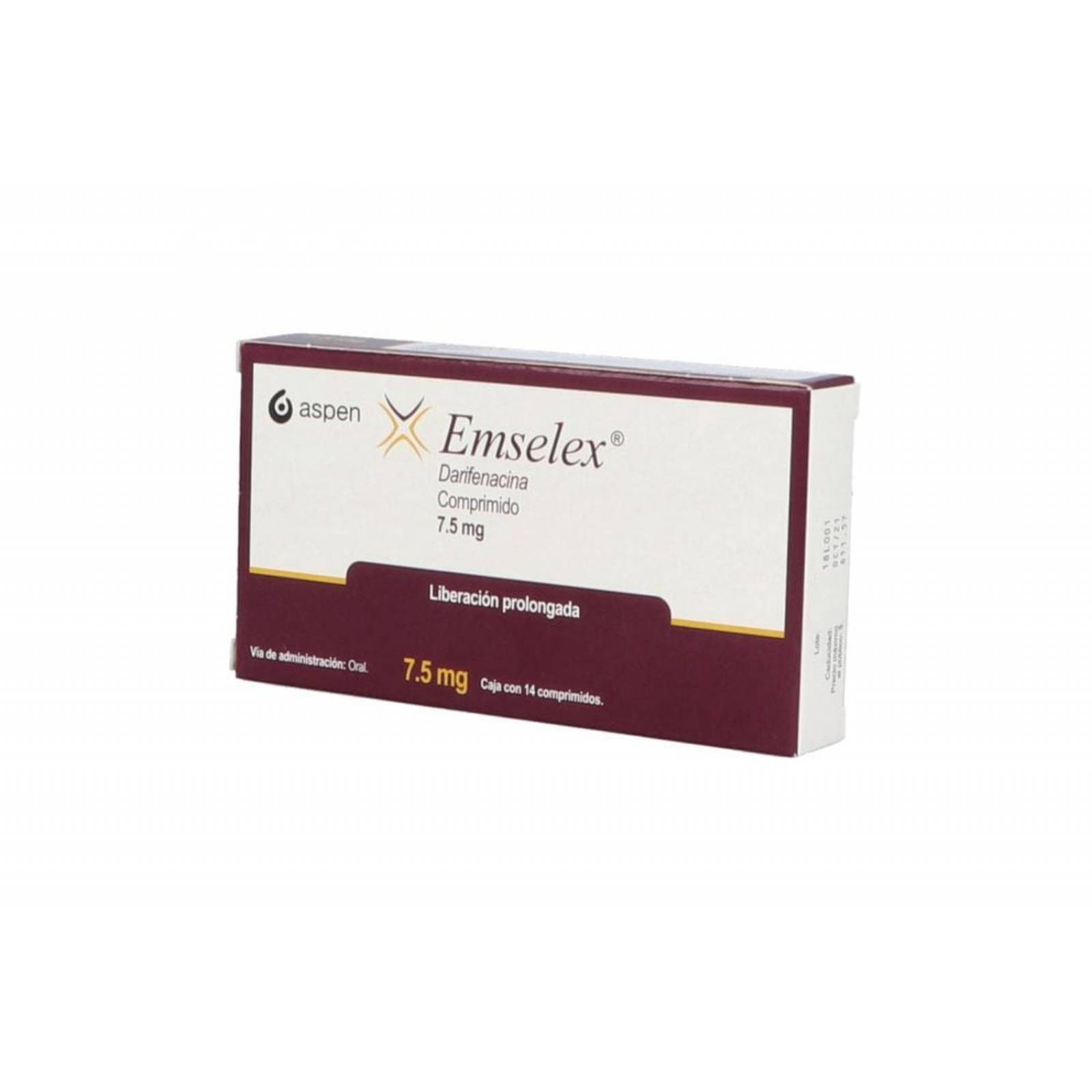 Emselex 7.5 mg Caja con 14 Comprimidos 