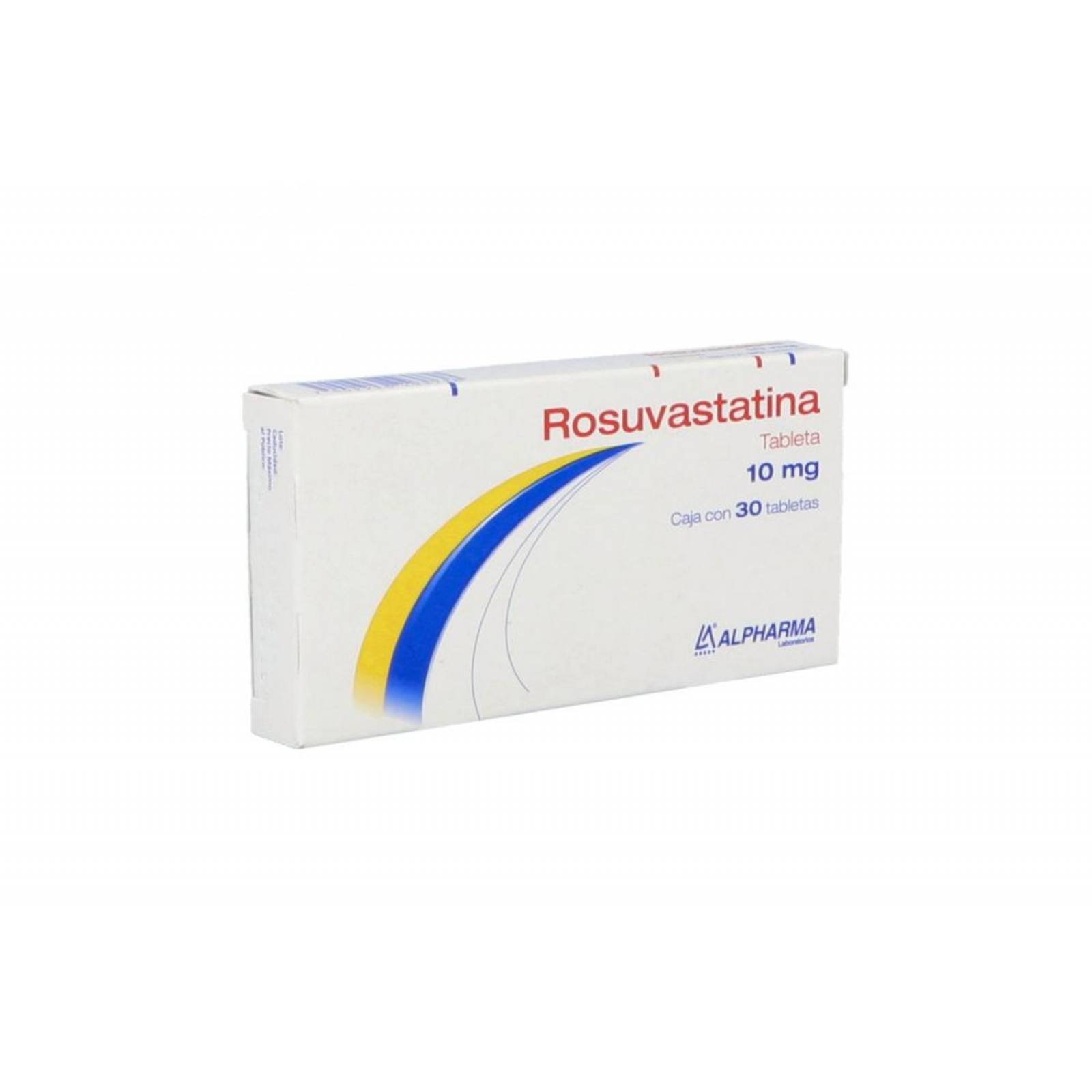 Rosuvastatina 10 mg Caja 30 Tabletas 