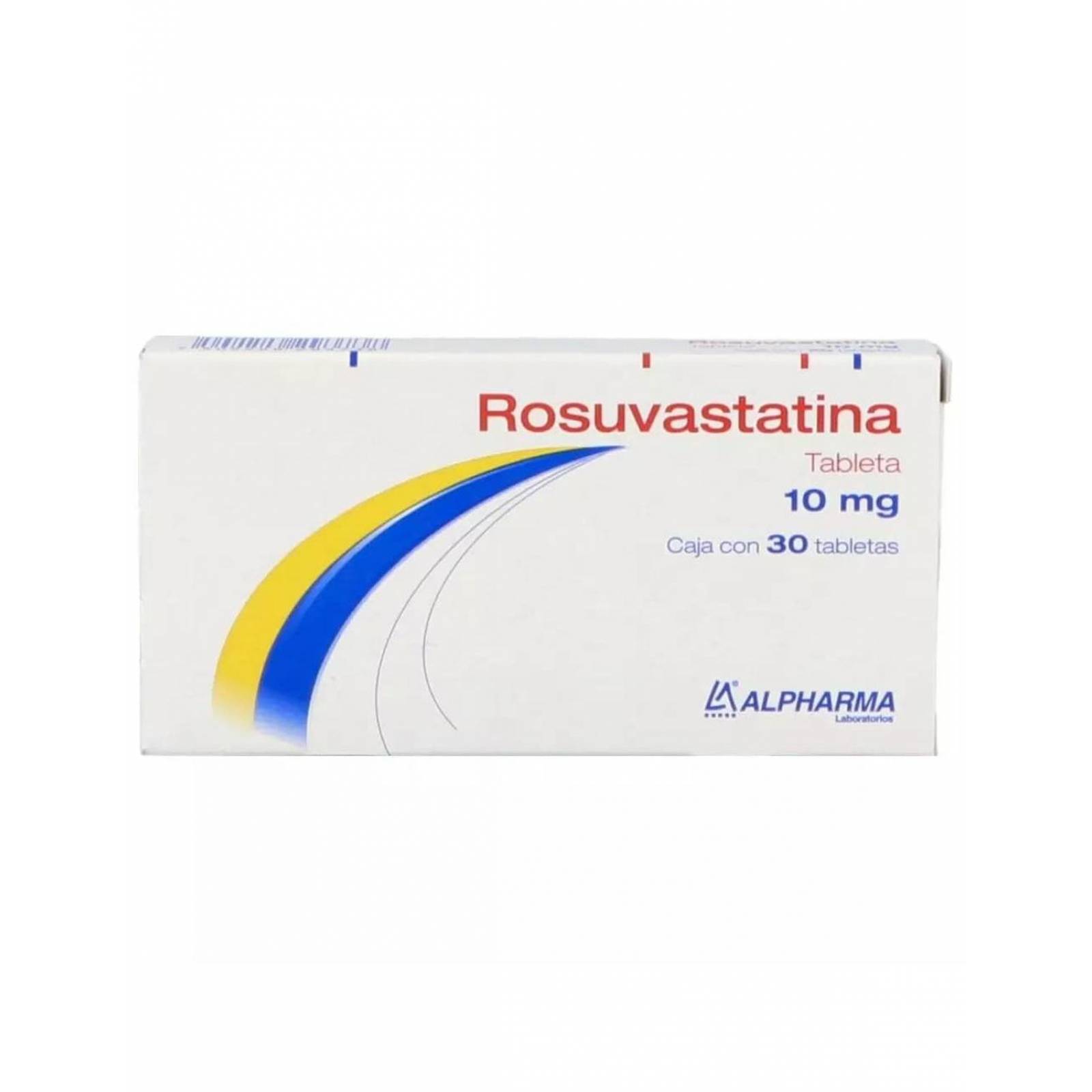 Rosuvastatina 10 mg Caja 30 Tabletas 