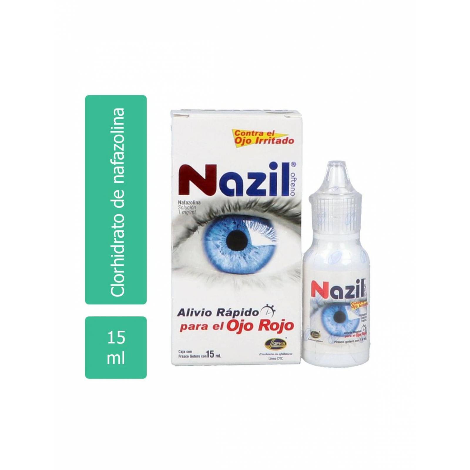 Nazil Ofteno 1 mg/mL Caja Con Frasco Gotero Con 15mL 