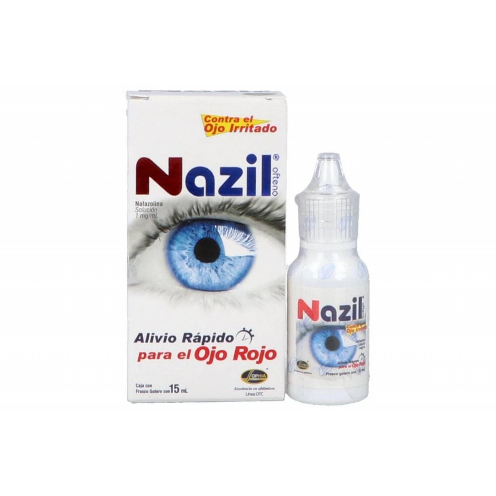 Nazil Ofteno 1 mg/mL Caja Con Frasco Gotero Con 15mL 
