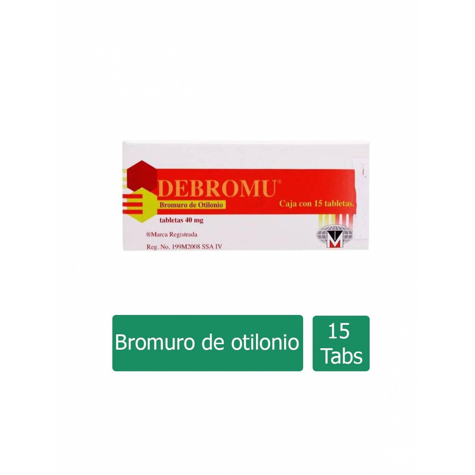 Debromu 40 mg Caja Con 15 Tabletas 