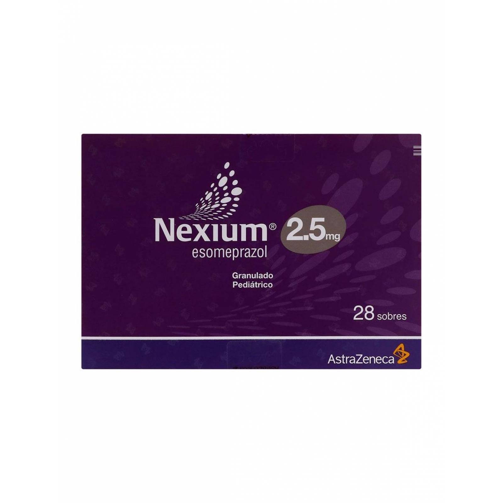Nexium 2.5 mg Granulado Pediátrico Caja Con 28 Sobres 