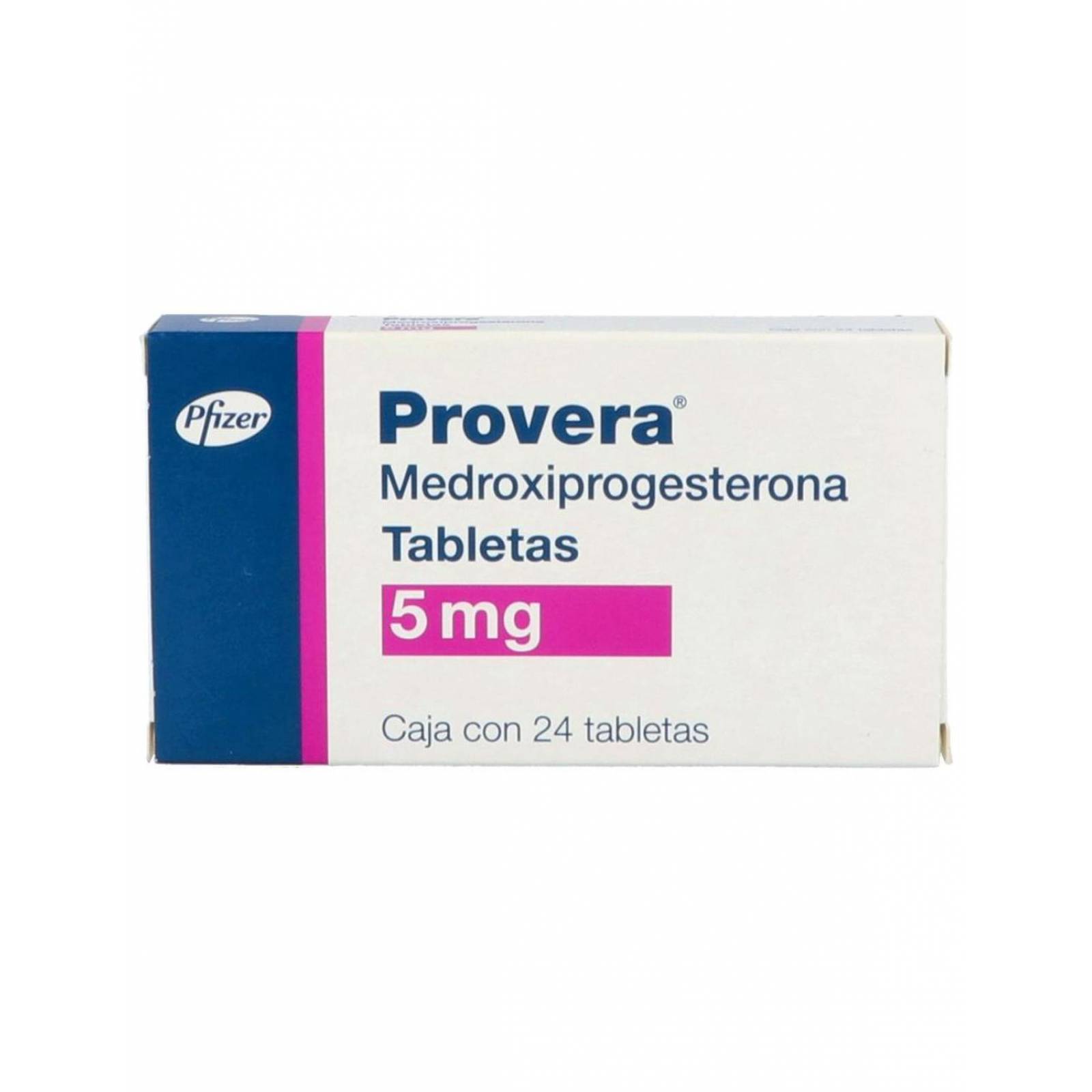 Provera 5 mg Caja Con 24 Tabletas 