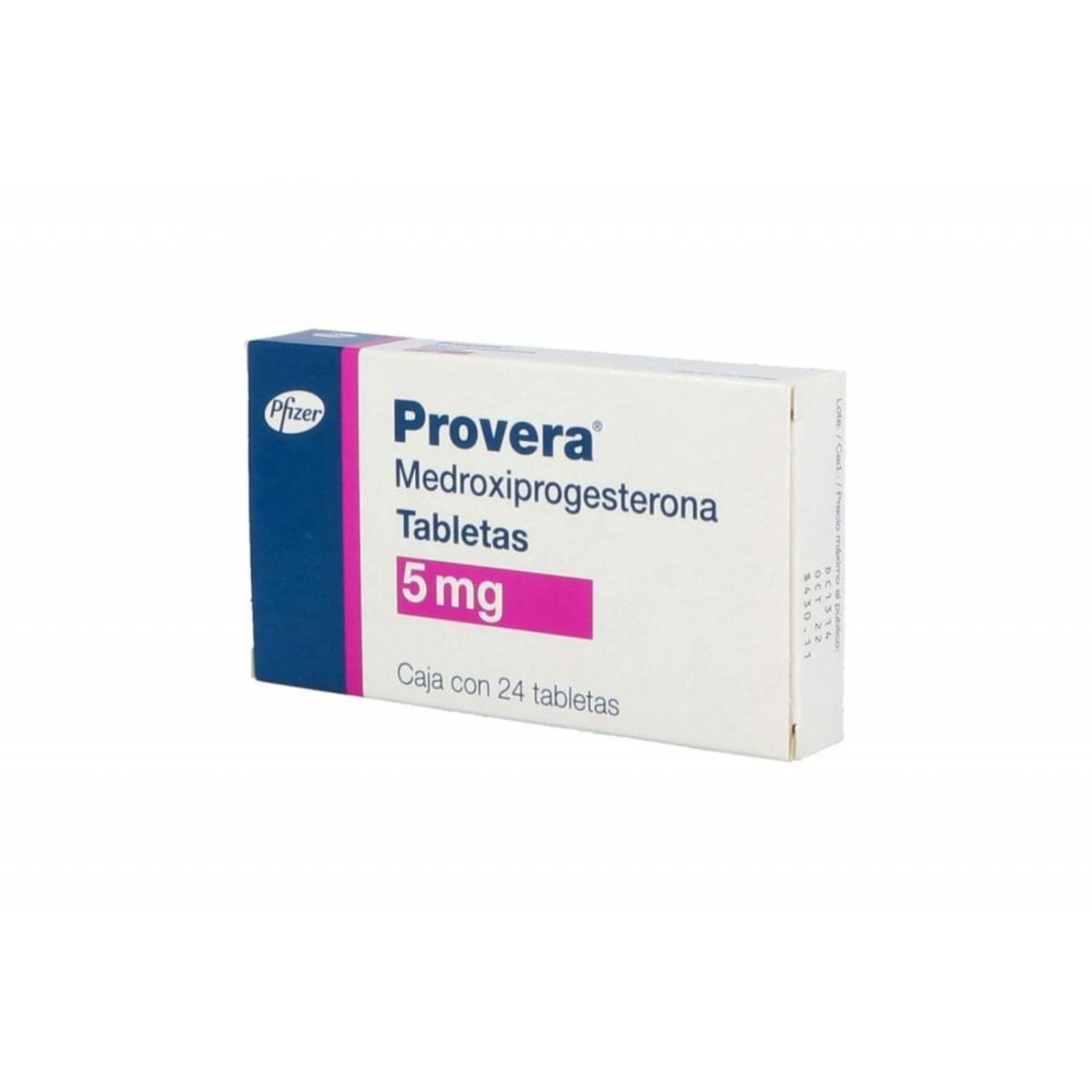 Provera 5 mg Caja Con 24 Tabletas 