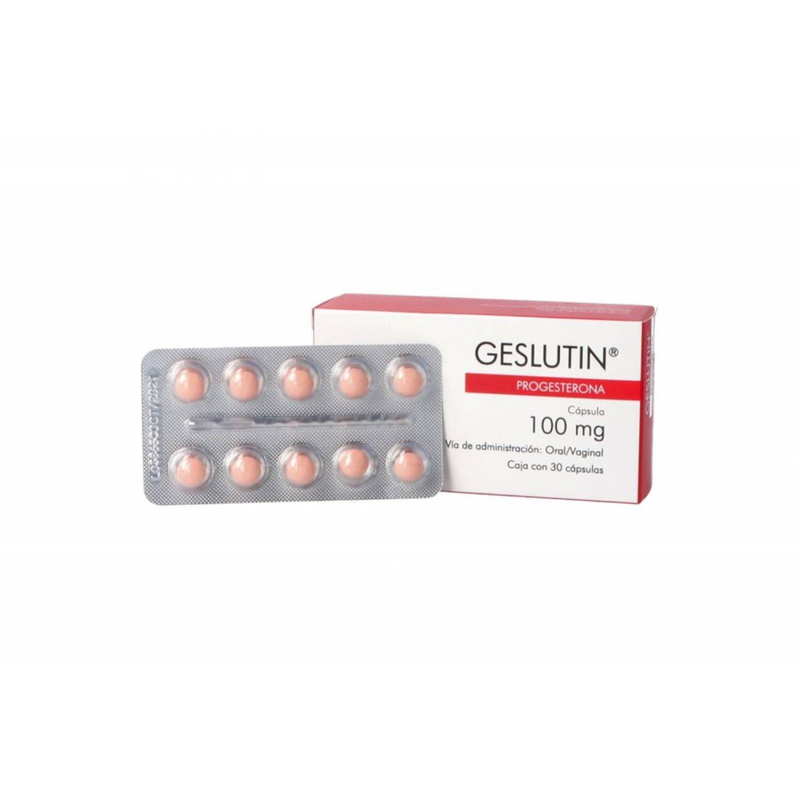 Geslutin 100 mg Caja Con 30 Perlas 