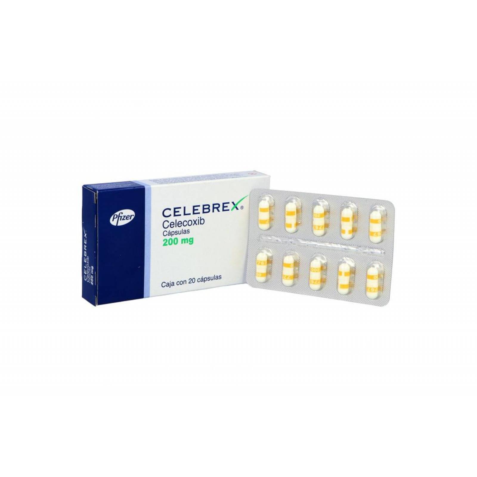 Celebrex 200 mg Caja Con 20 Cápsulas 