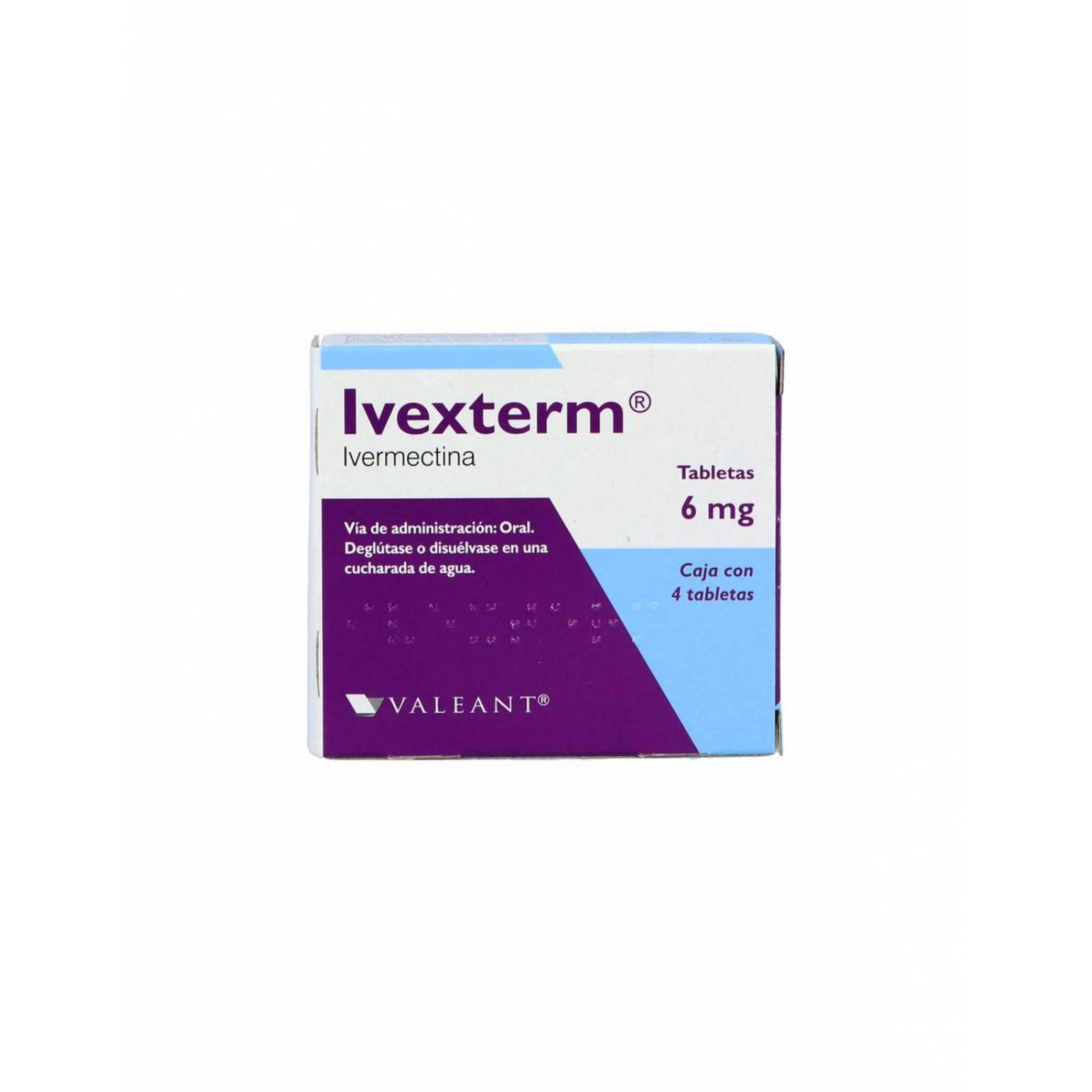 Ivexterm 6 mg Caja Con 4 Tabletas - RX 