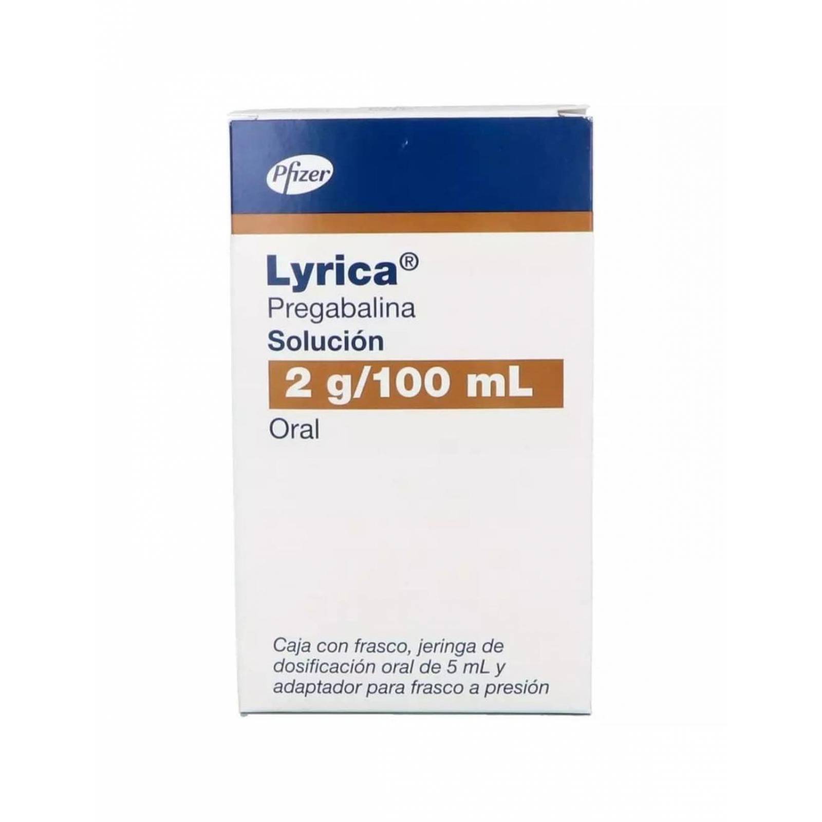 Lyrica 2 g/100 mL Caja Con Frasco 