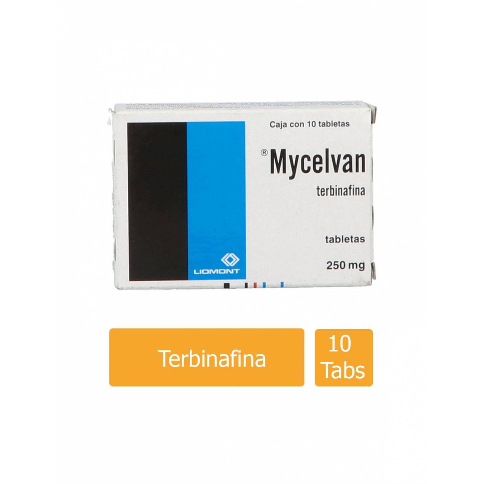 Mycelvan 250 mg Con Caja Con 10 Tabletas 