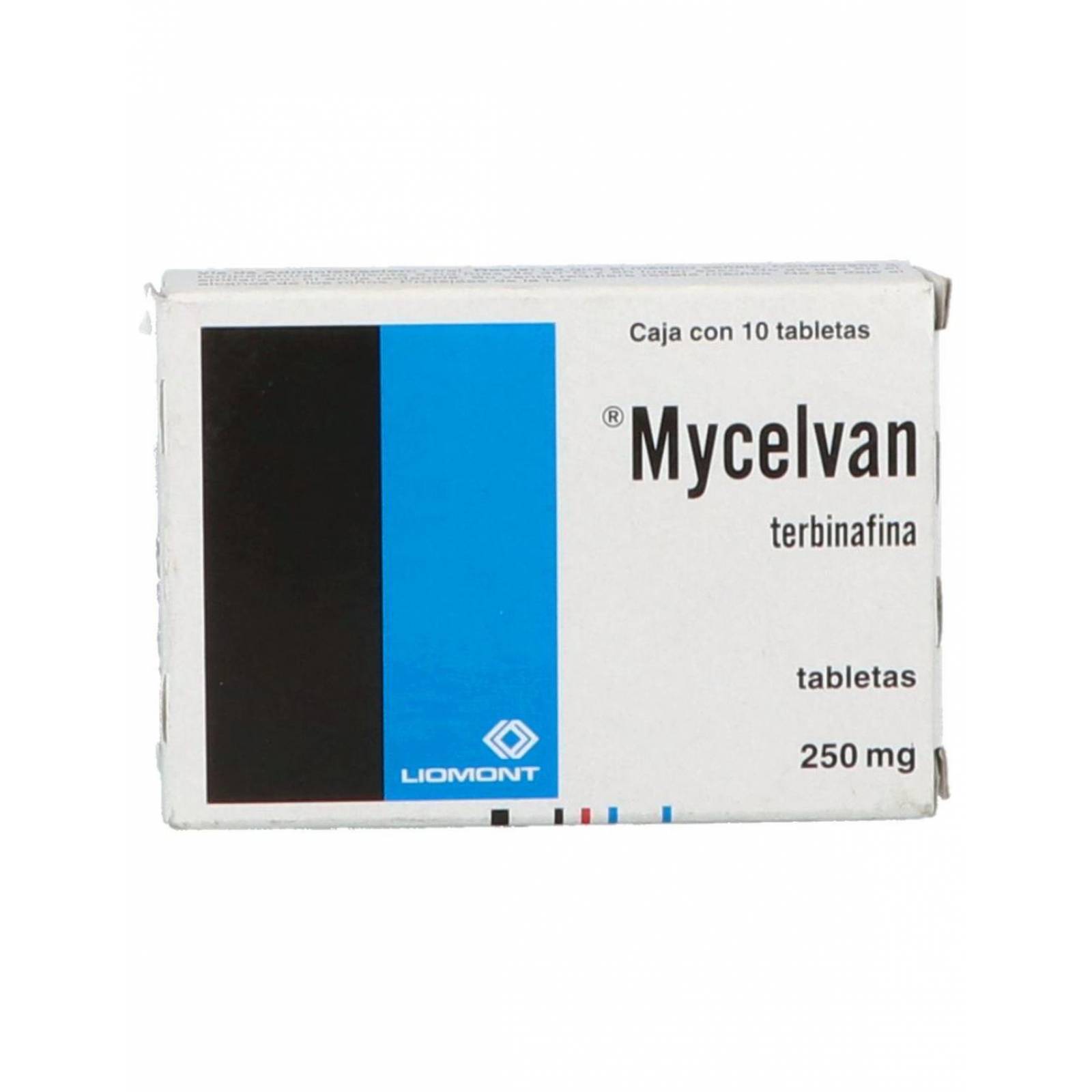 Mycelvan 250 mg Con Caja Con 10 Tabletas 