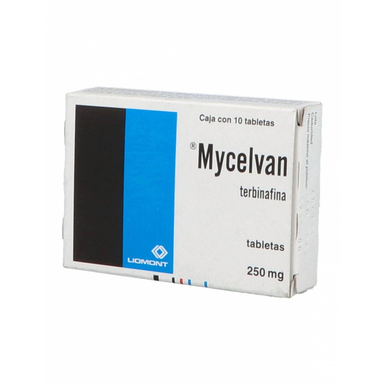 Mycelvan 250 mg Con Caja Con 10 Tabletas 