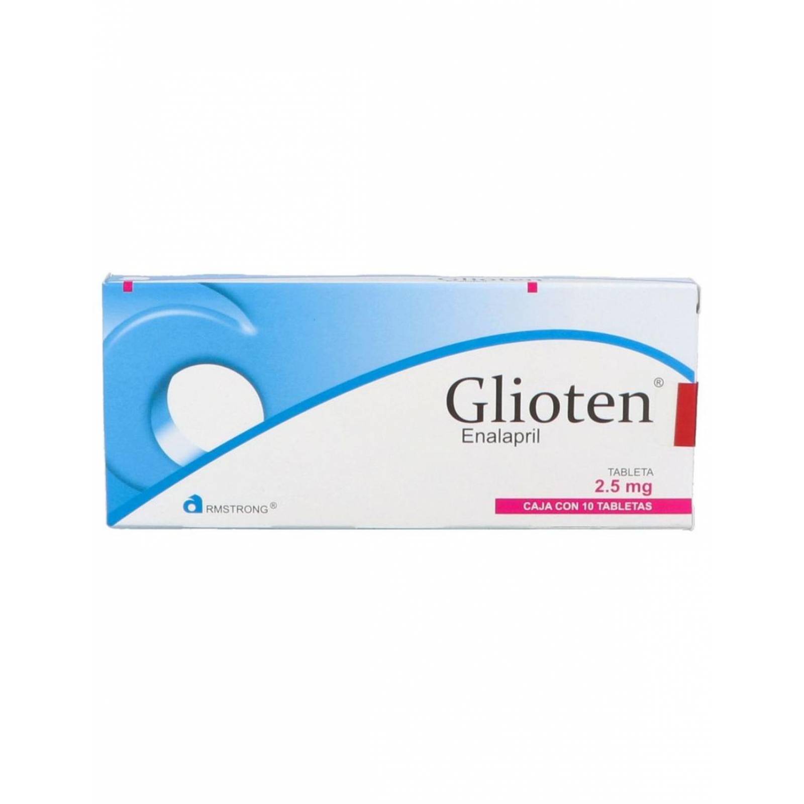 Glioten 2.5 mg Caja Con 10 Tabletas 