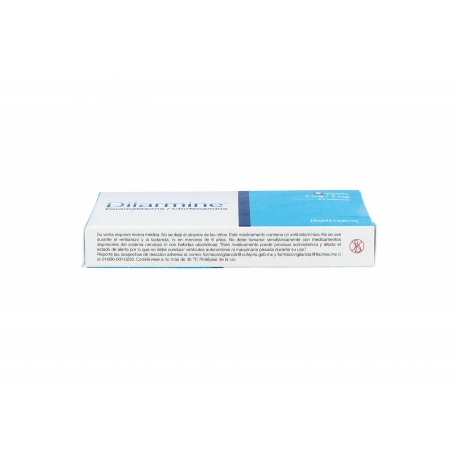 Dilarmine 1mg-2mg Caja Con 25 Tabletas 