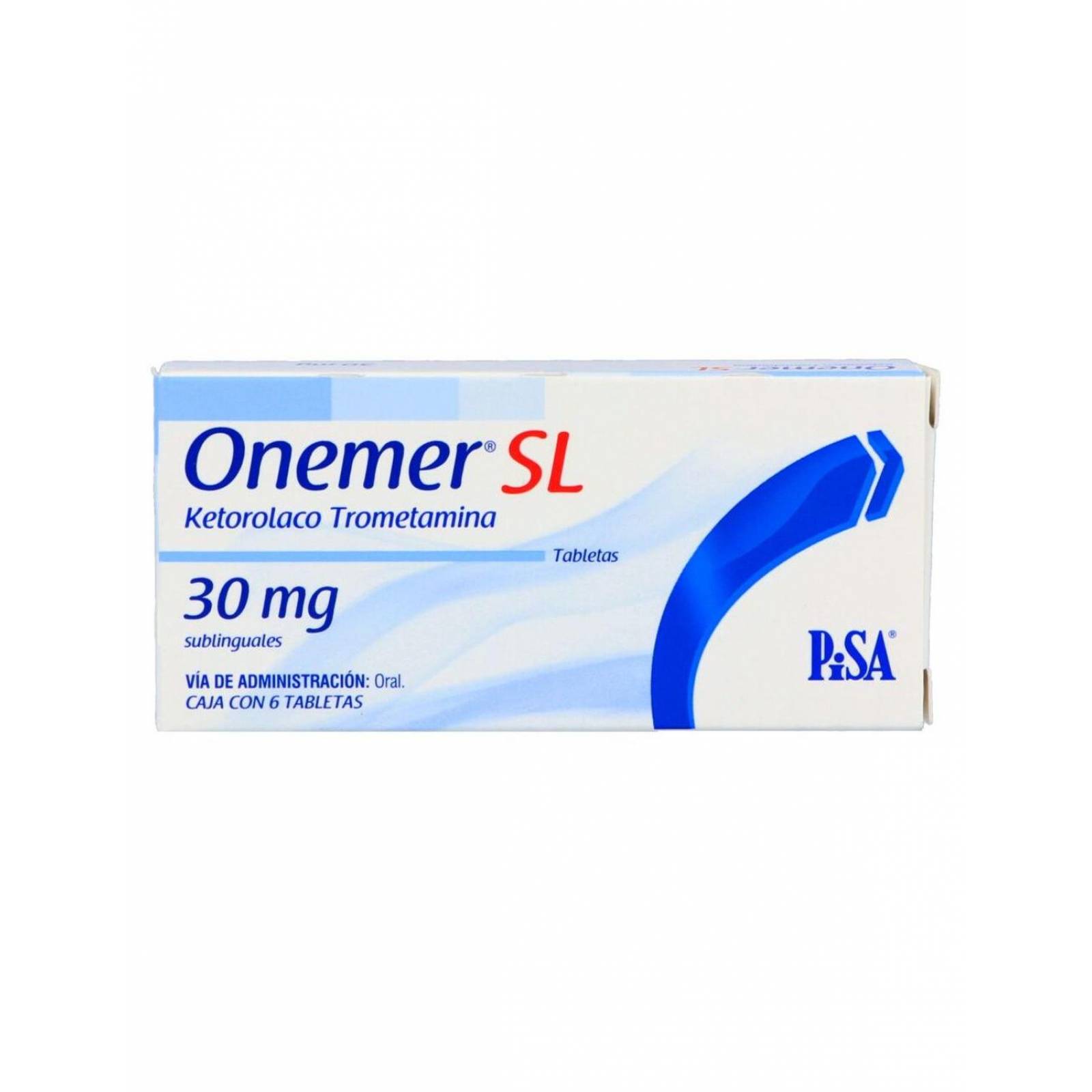 Onemer SL 30 mg Caja Con 6 Tabletas Sublinguales 