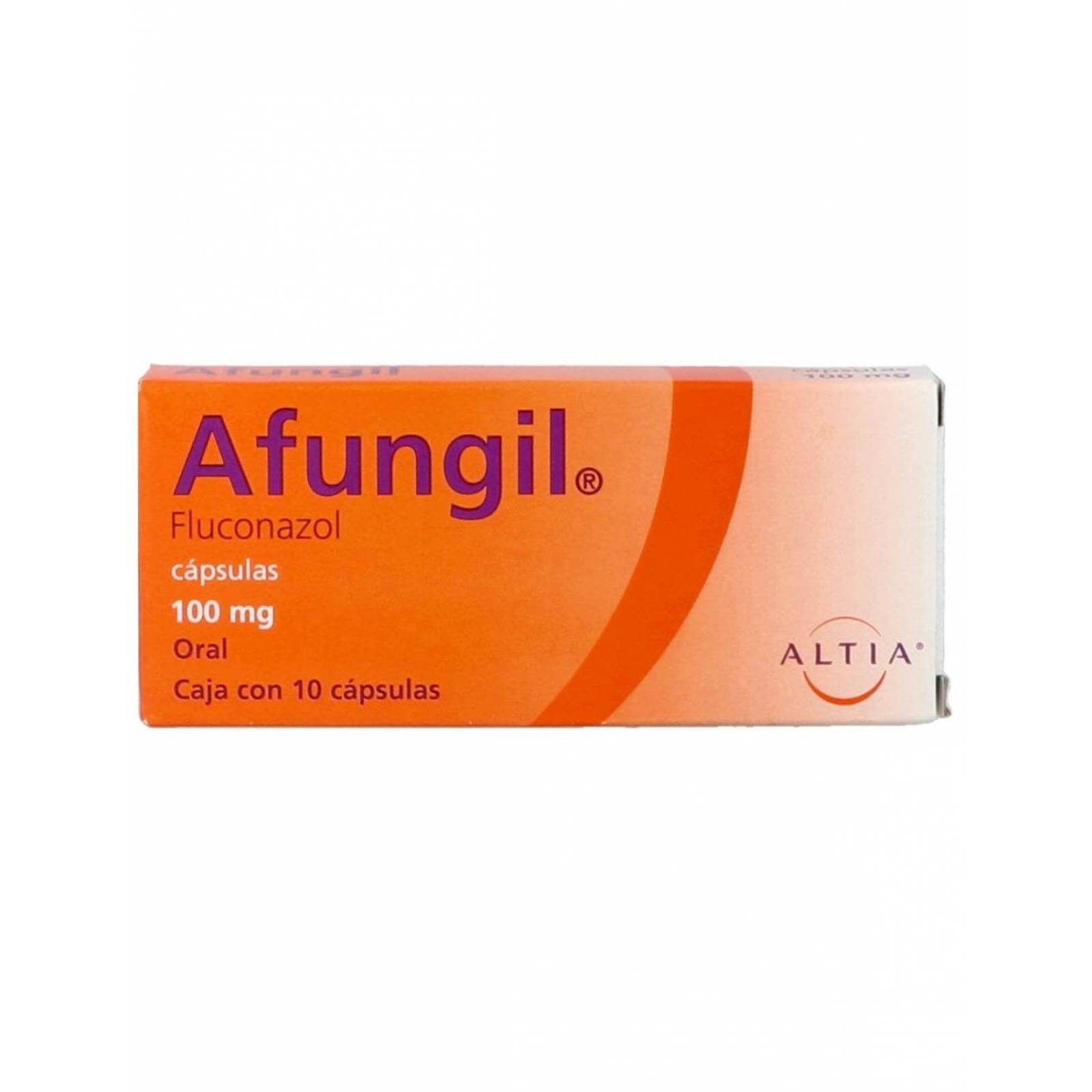 Afungil 100 mg Caja con 10 Cápsulas 