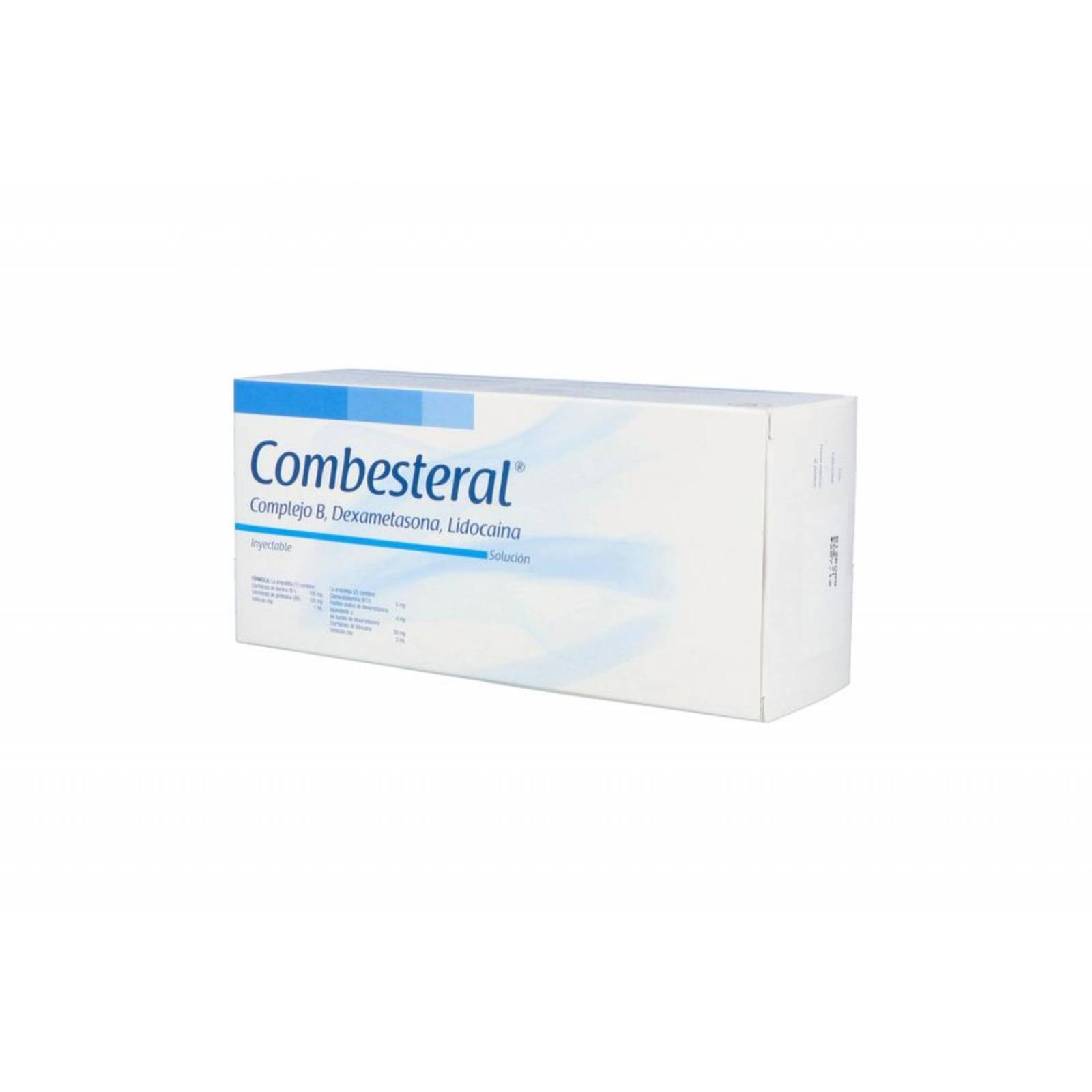 Combesteral Caja Con 3 Ampolletas (1) de 1 mL y (2) de 2 mL y 3 Jeringas - RX 