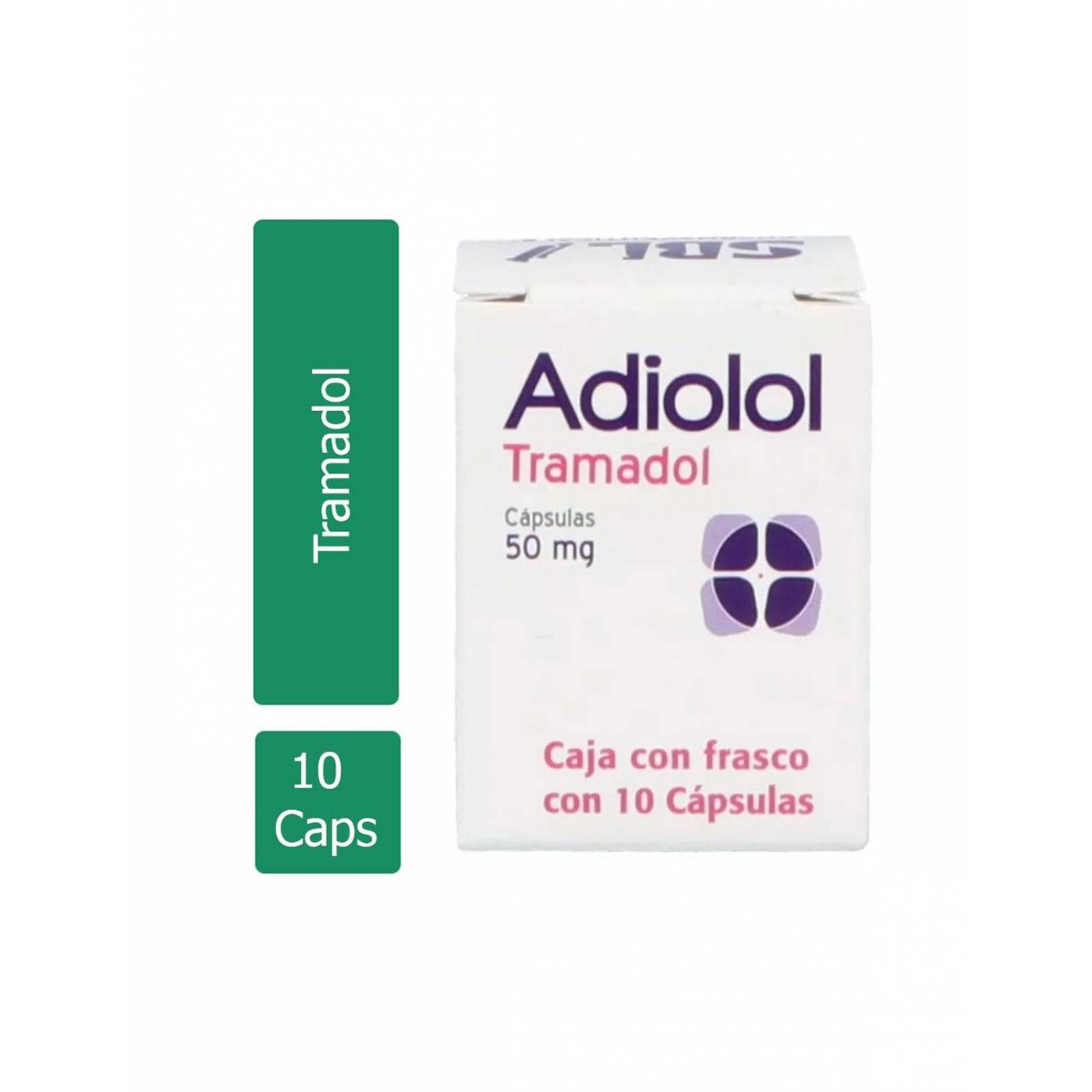 Adiolol 50 mg Con 10 cápsulas 