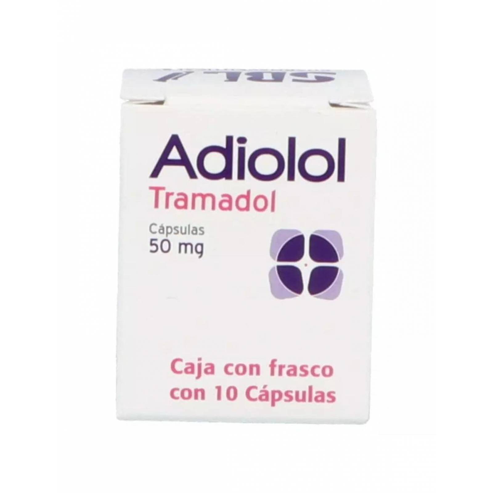 Adiolol 50 mg Con 10 cápsulas 