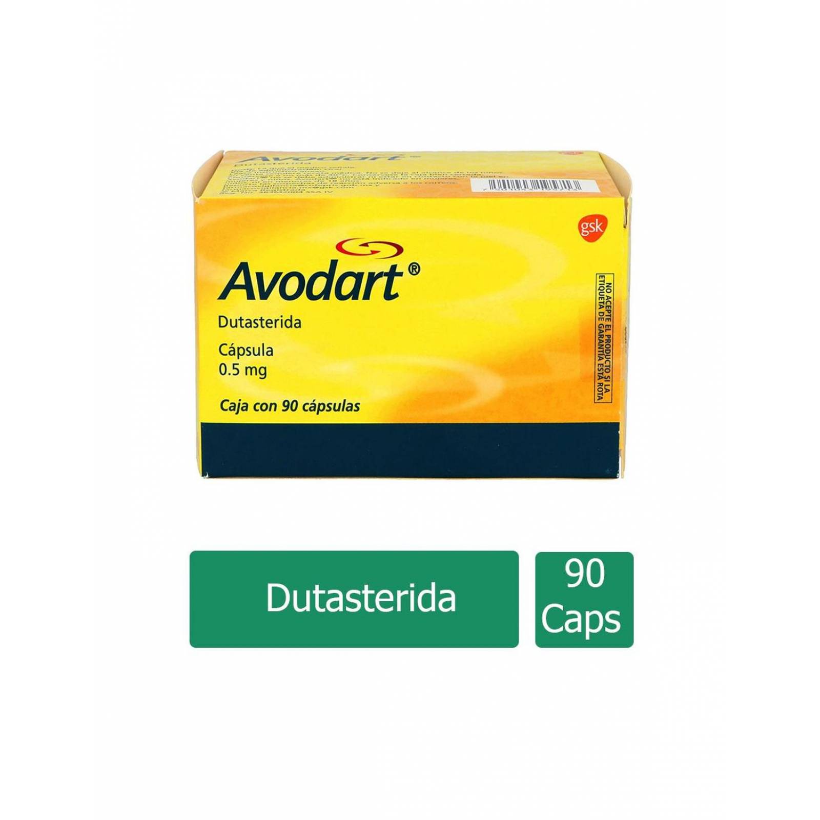 Avodart 0.5 mg Caja Con 90 Cápsulas 