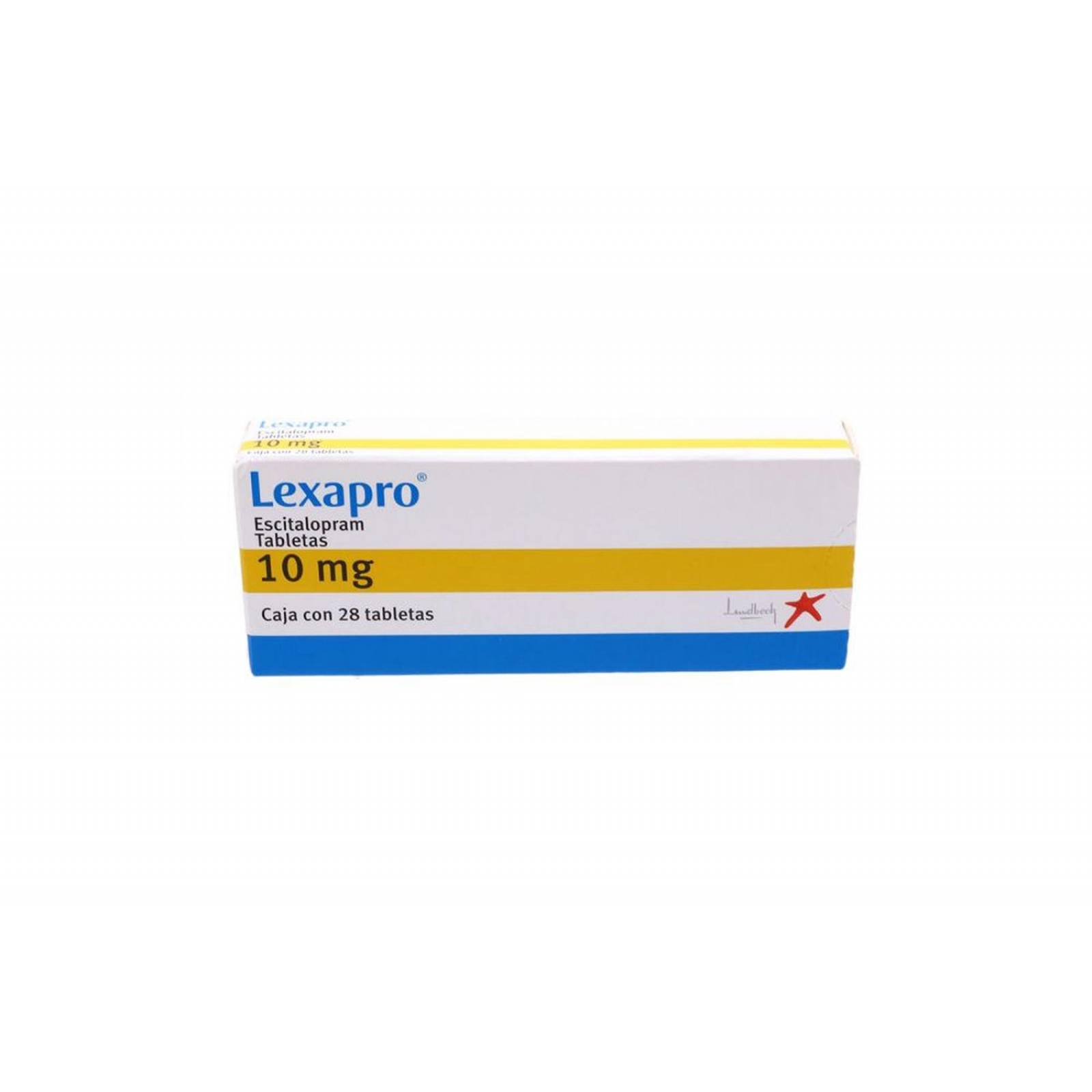 Lexapro 10 mg Caja Con 28 Tabletas 