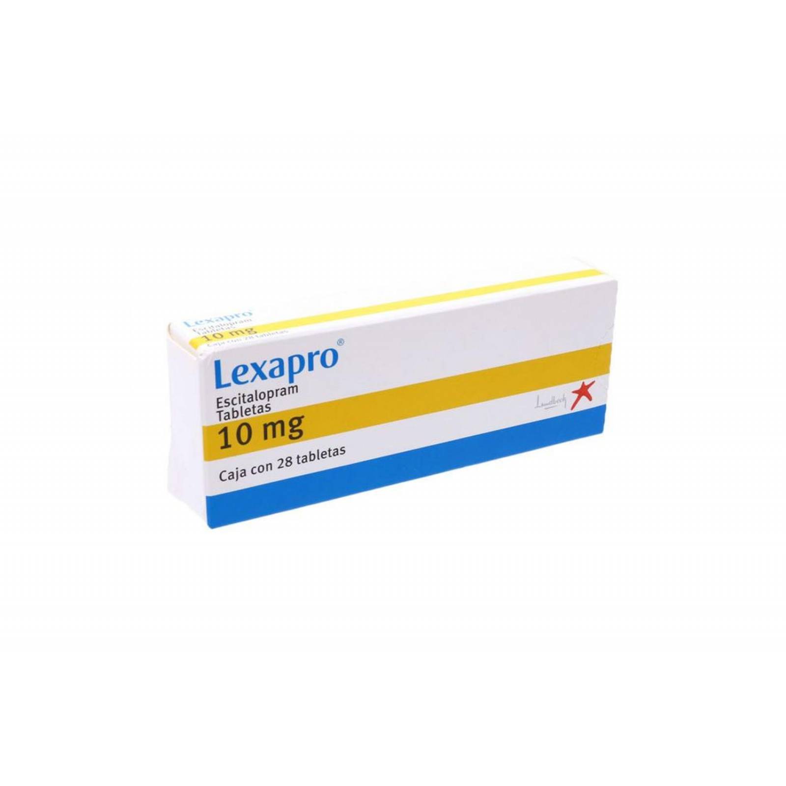 Lexapro 10 mg Caja Con 28 Tabletas 
