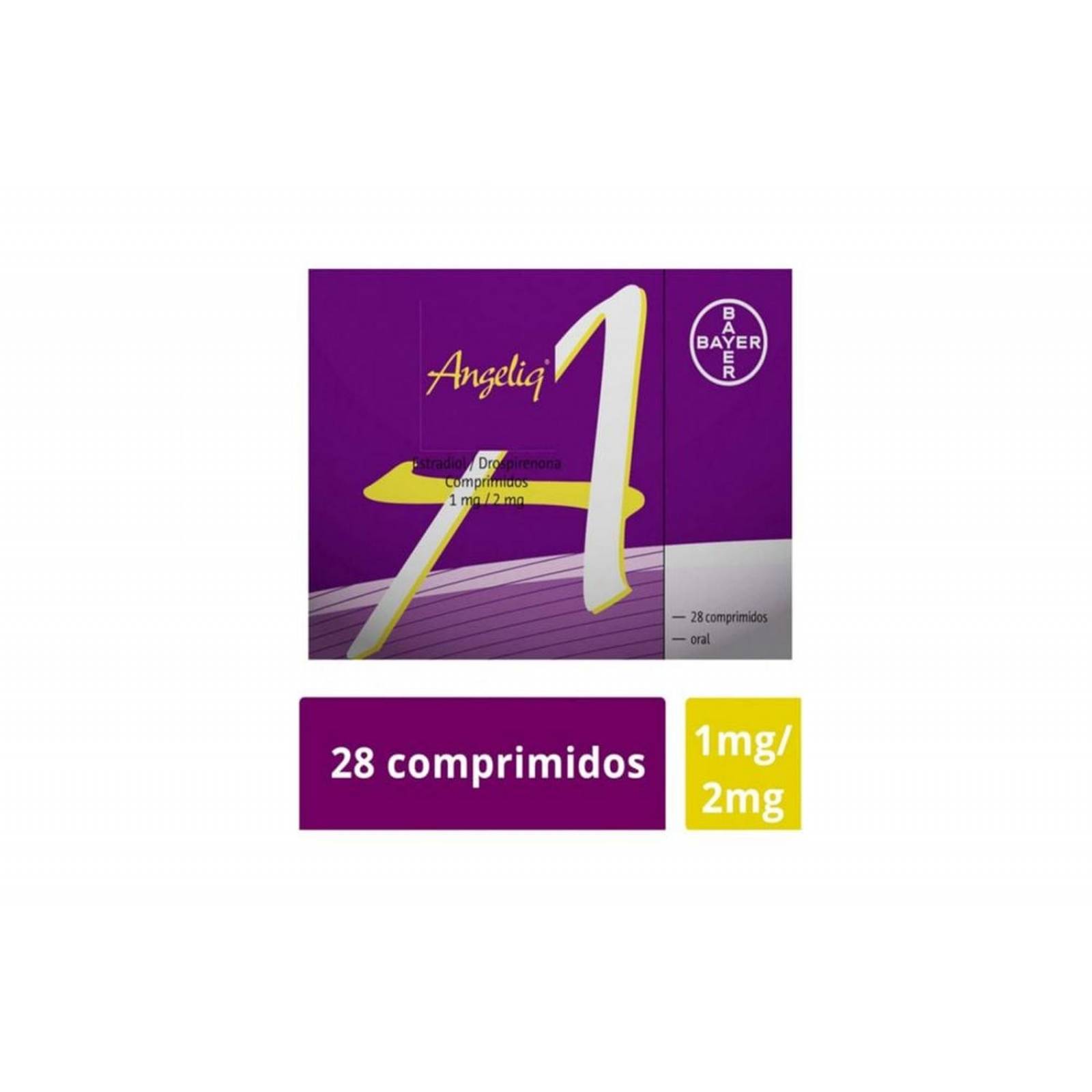 Angeliq 1 mg / 2 mg Caja Con 28 Comprimidos 