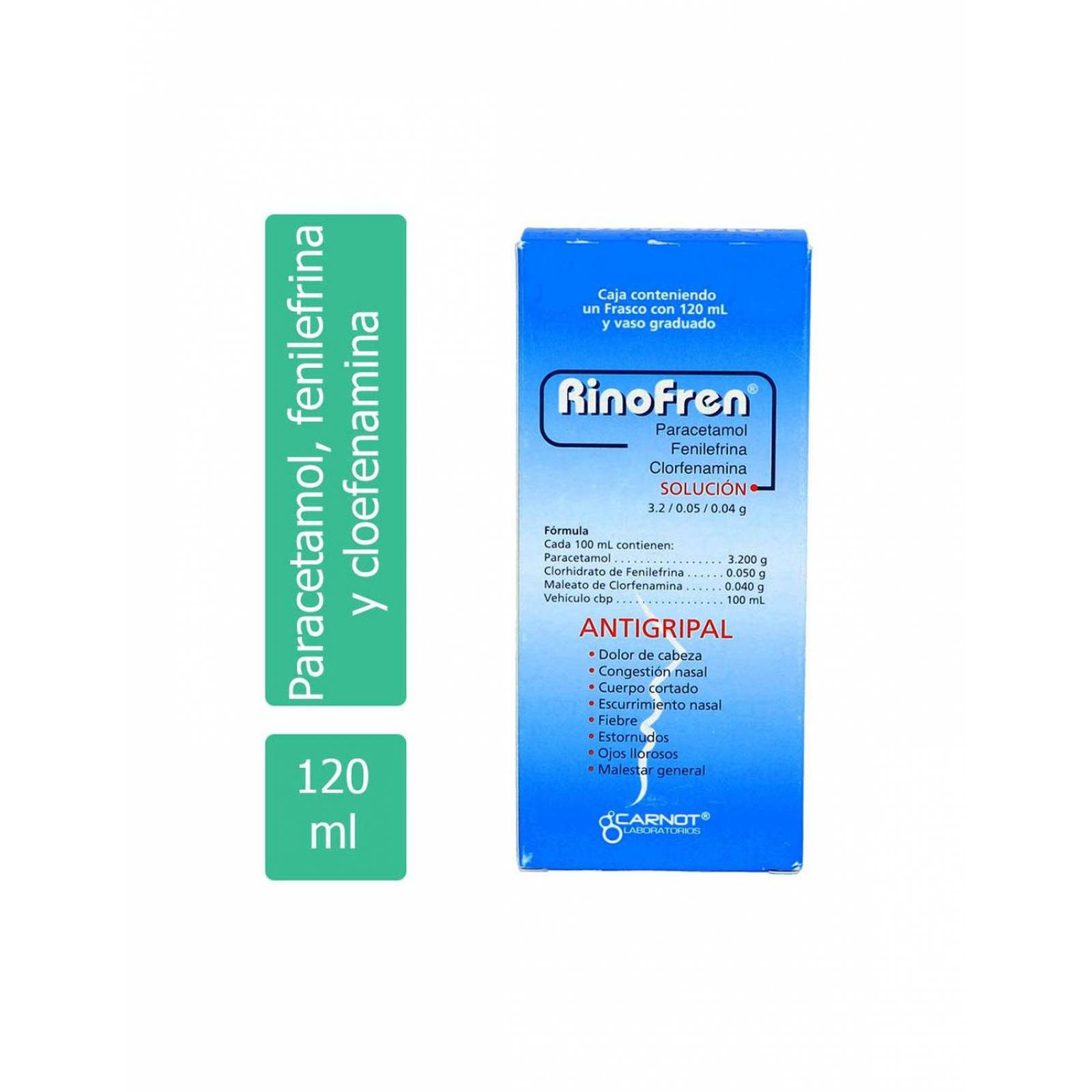 Rinofren Solución Caja Con Frasco Con 120 mL 