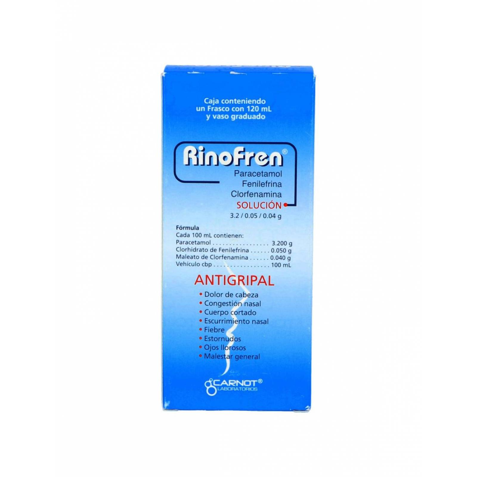Rinofren Solución Caja Con Frasco Con 120 mL 