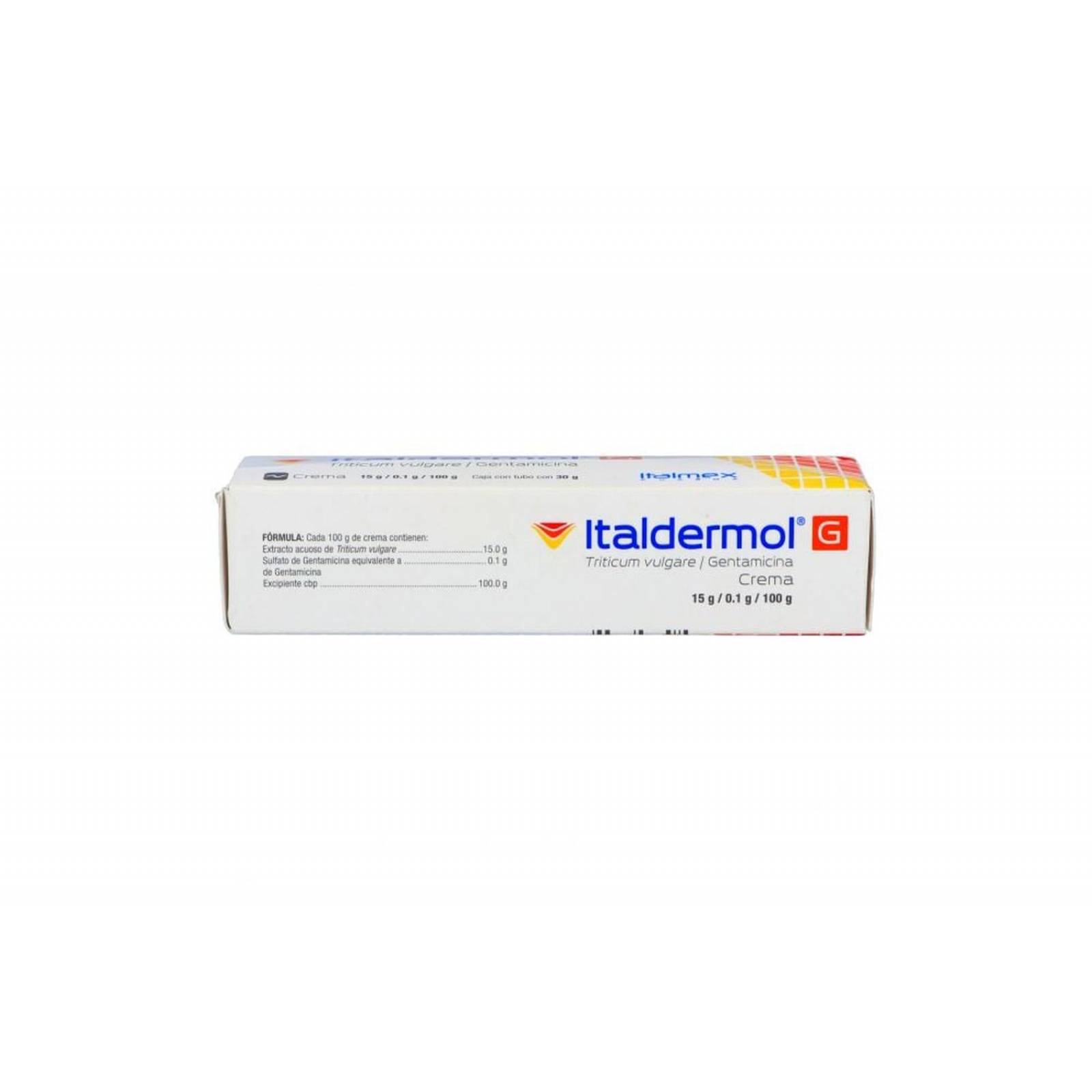 Italdermol G Crema 15 g / 100 mg Caja Con Tubo Con 30 g 