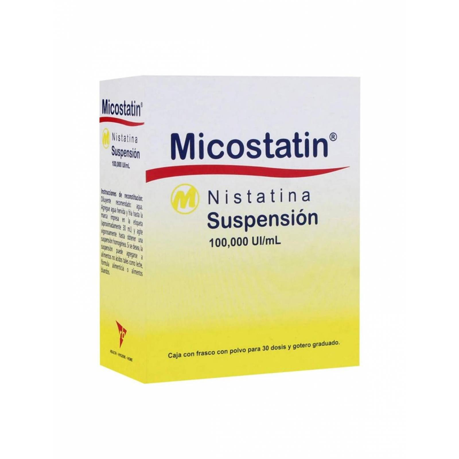 Micostatin Suspensión 100,000 UI/mL Caja Con Frasco Para 30 Dosis 