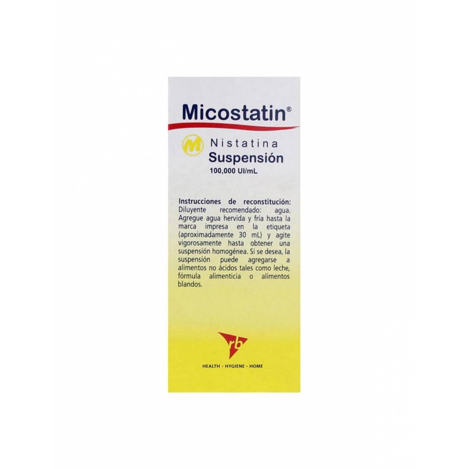 Micostatin Suspensión 100,000 UI/mL Caja Con Frasco Para 30 Dosis 