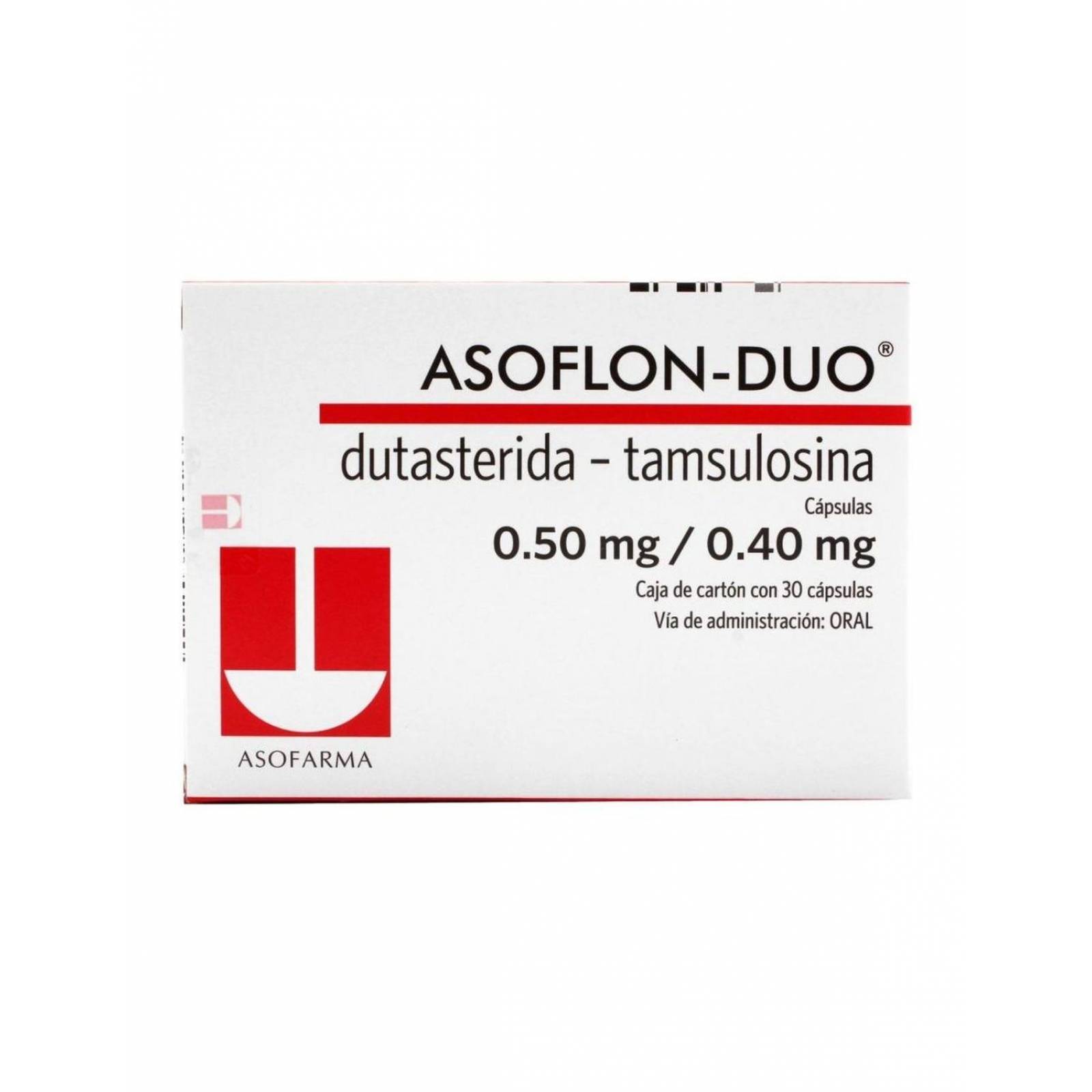 Asoflon Duo 0.50 mg/ 0.40 mg Caja Con 30 Cápsulas 