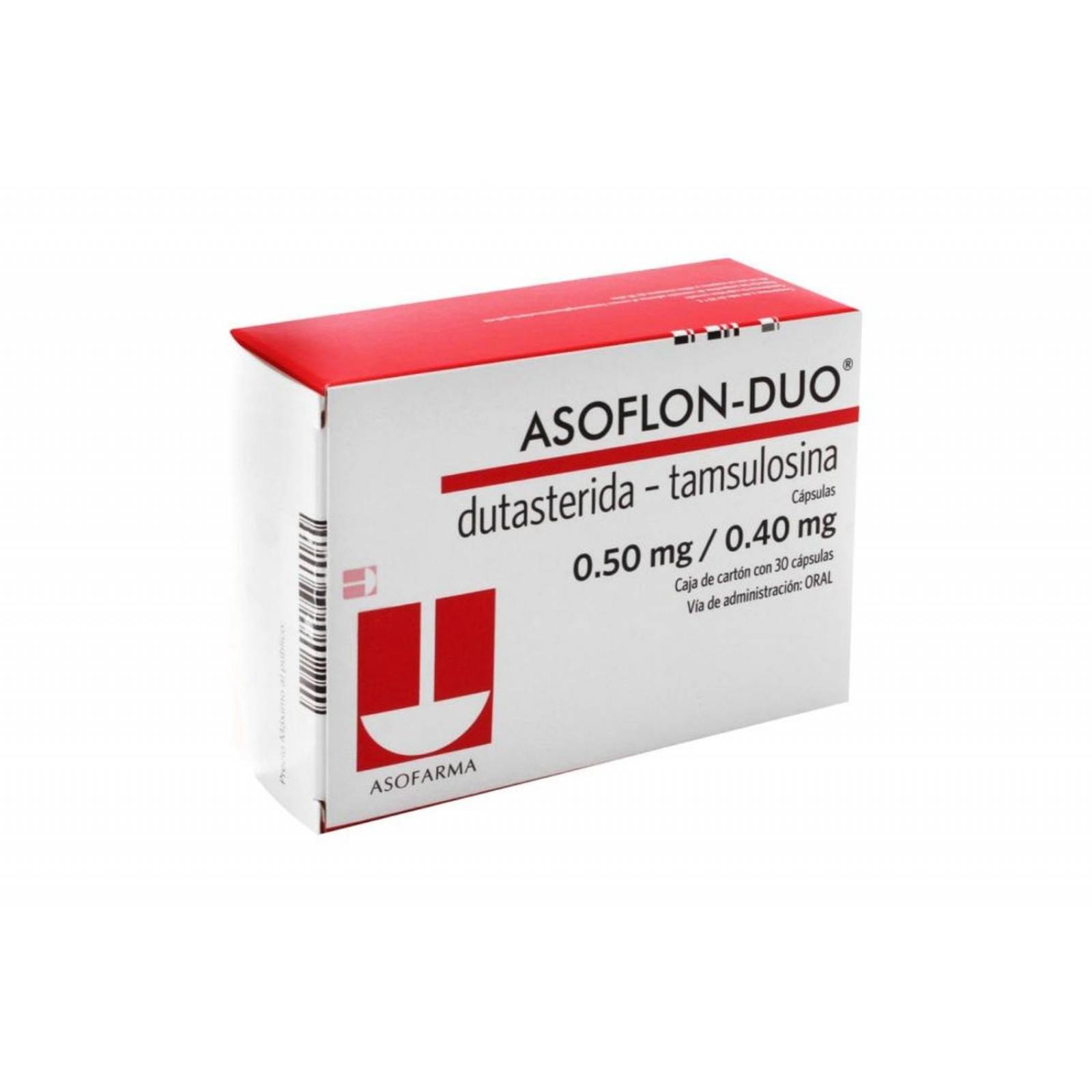 Asoflon Duo 0.50 mg/ 0.40 mg Caja Con 30 Cápsulas 