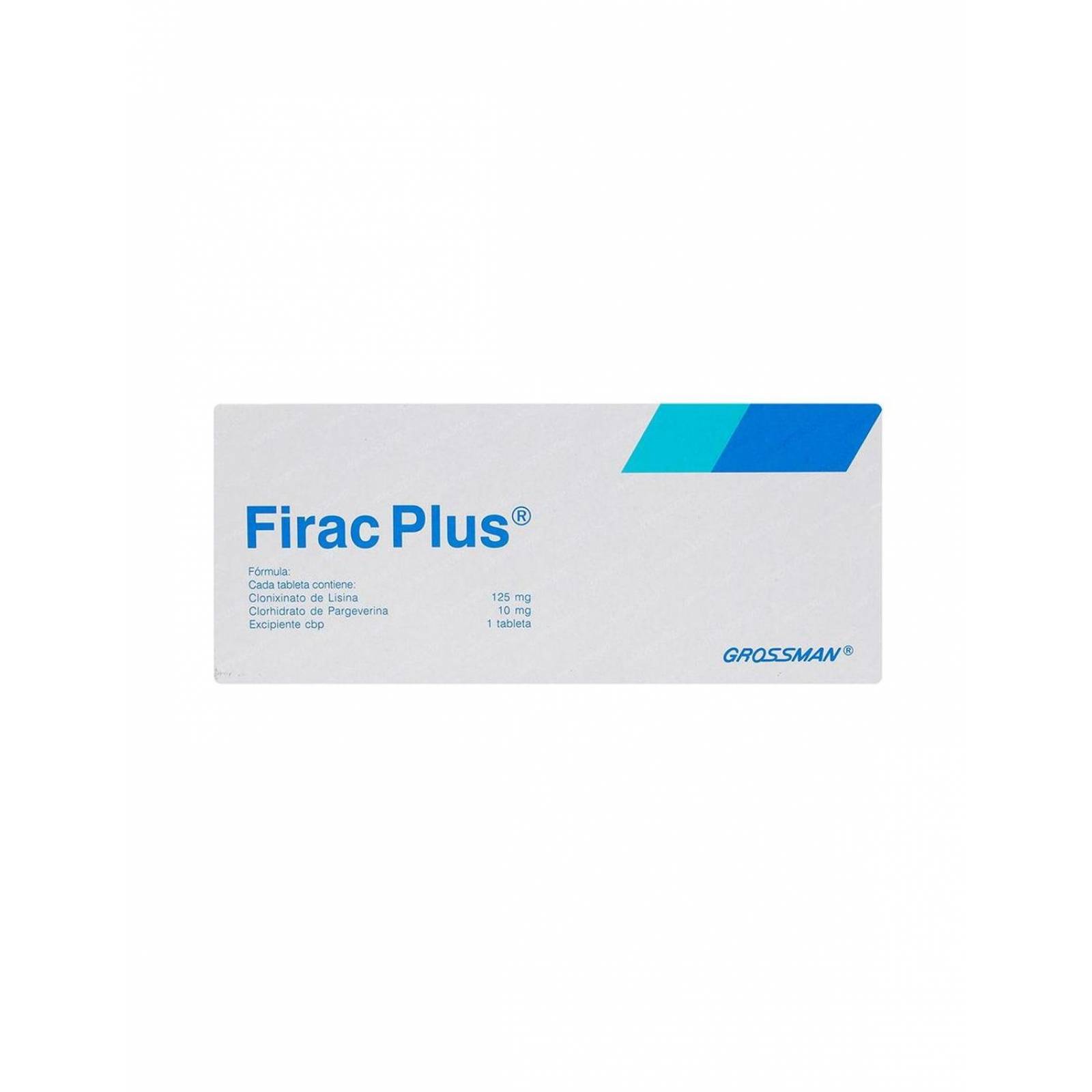 Firac Plus 125 mg/ 10 mg Caja Con 20 Tabletas 