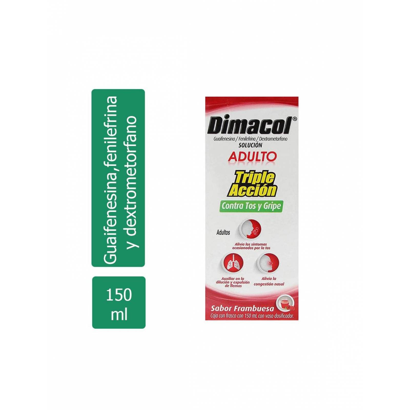 Dimacol Adulto Solución Caja Con Frasco Con 150mL 