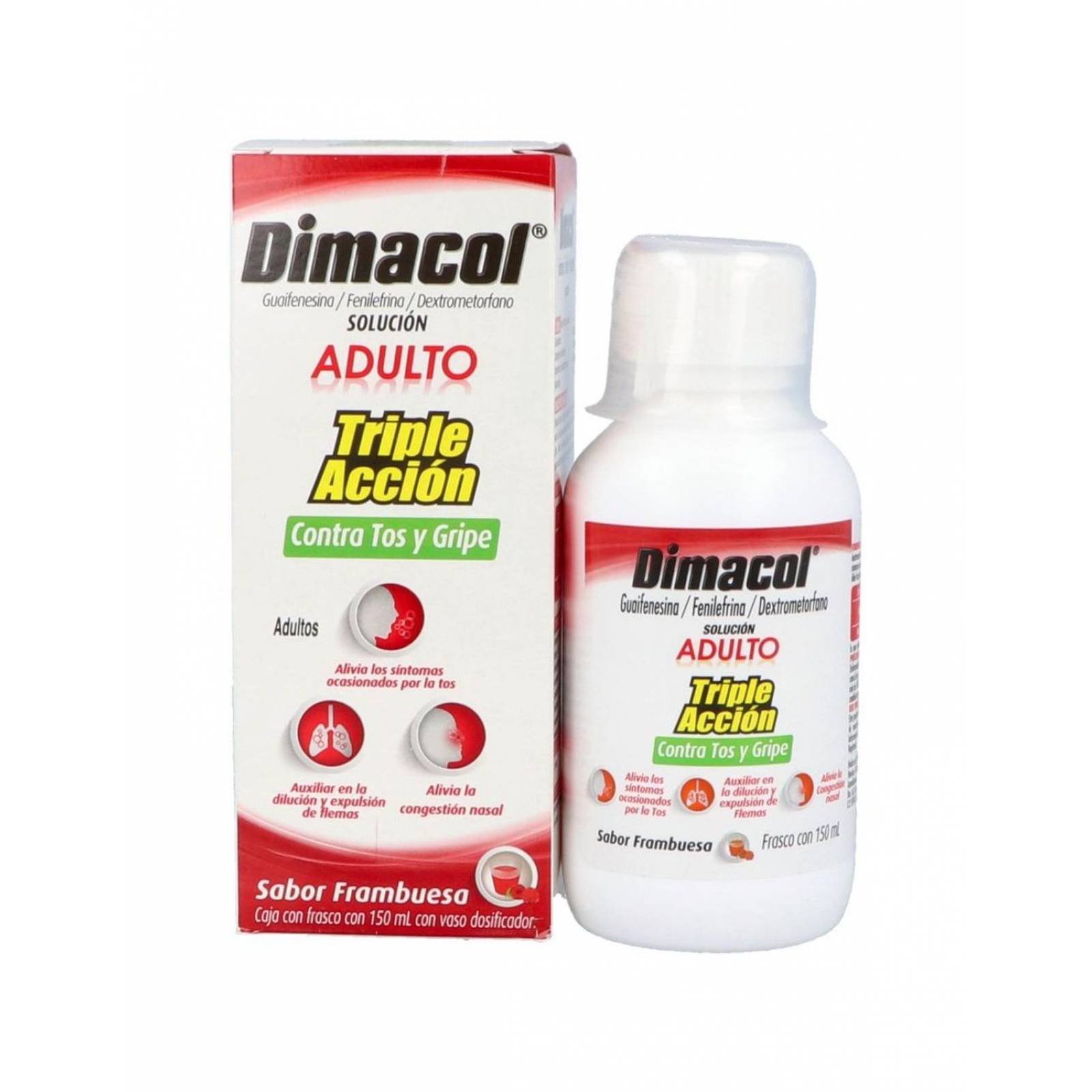 Dimacol Adulto Solución Caja Con Frasco Con 150mL 