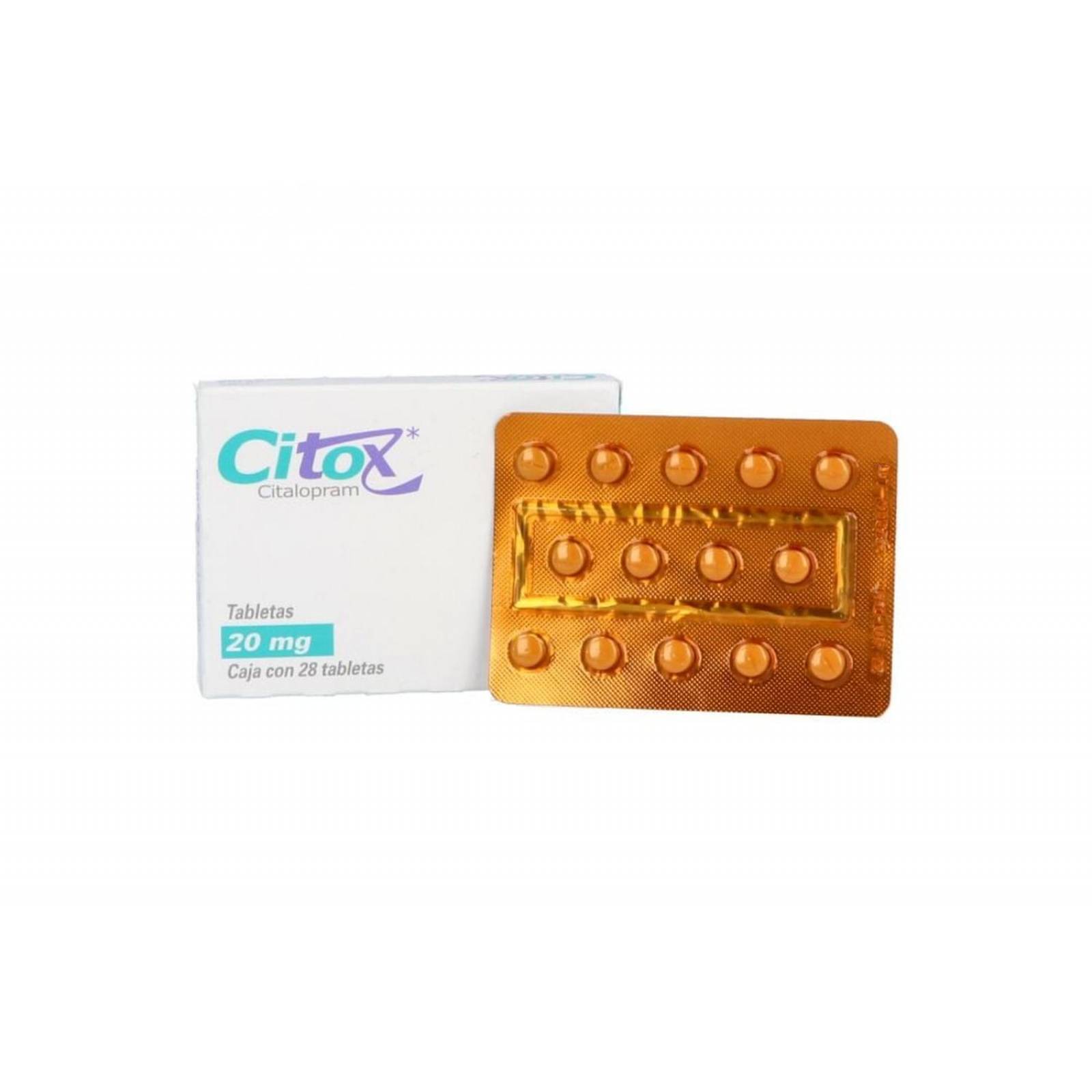 Citox 20 mg Caja Con 28 Tabletas 