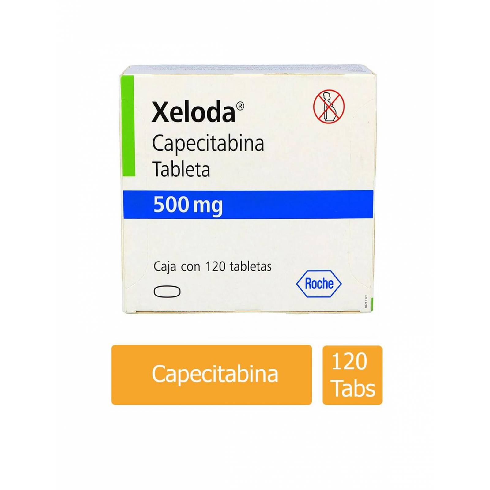 Xeloda 500 mg Caja Con 120 Tabletas. 