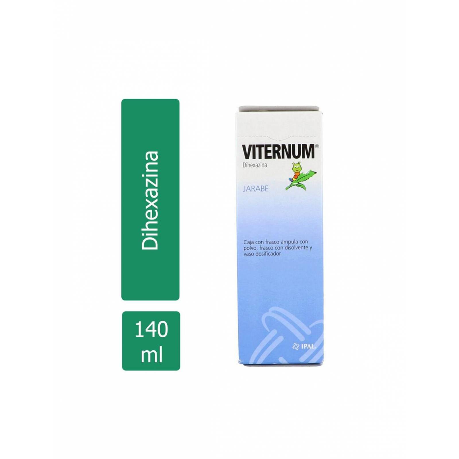 Viternum Jarabe Caja Con Frasco Con 140 mL y Un Vial de 84 mg 