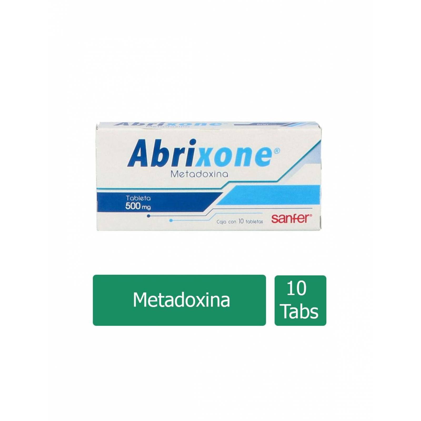 Abrixone 500 mg Caja con 10 Tabletas 