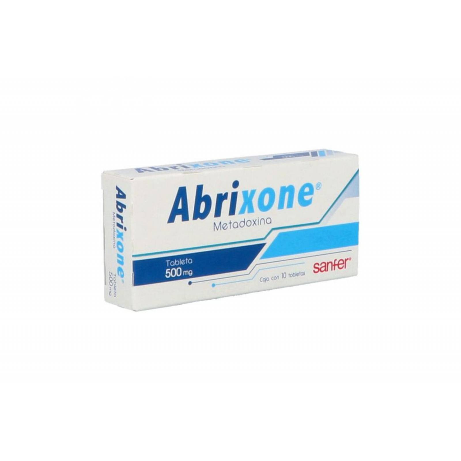 Abrixone 500 mg Caja con 10 Tabletas 