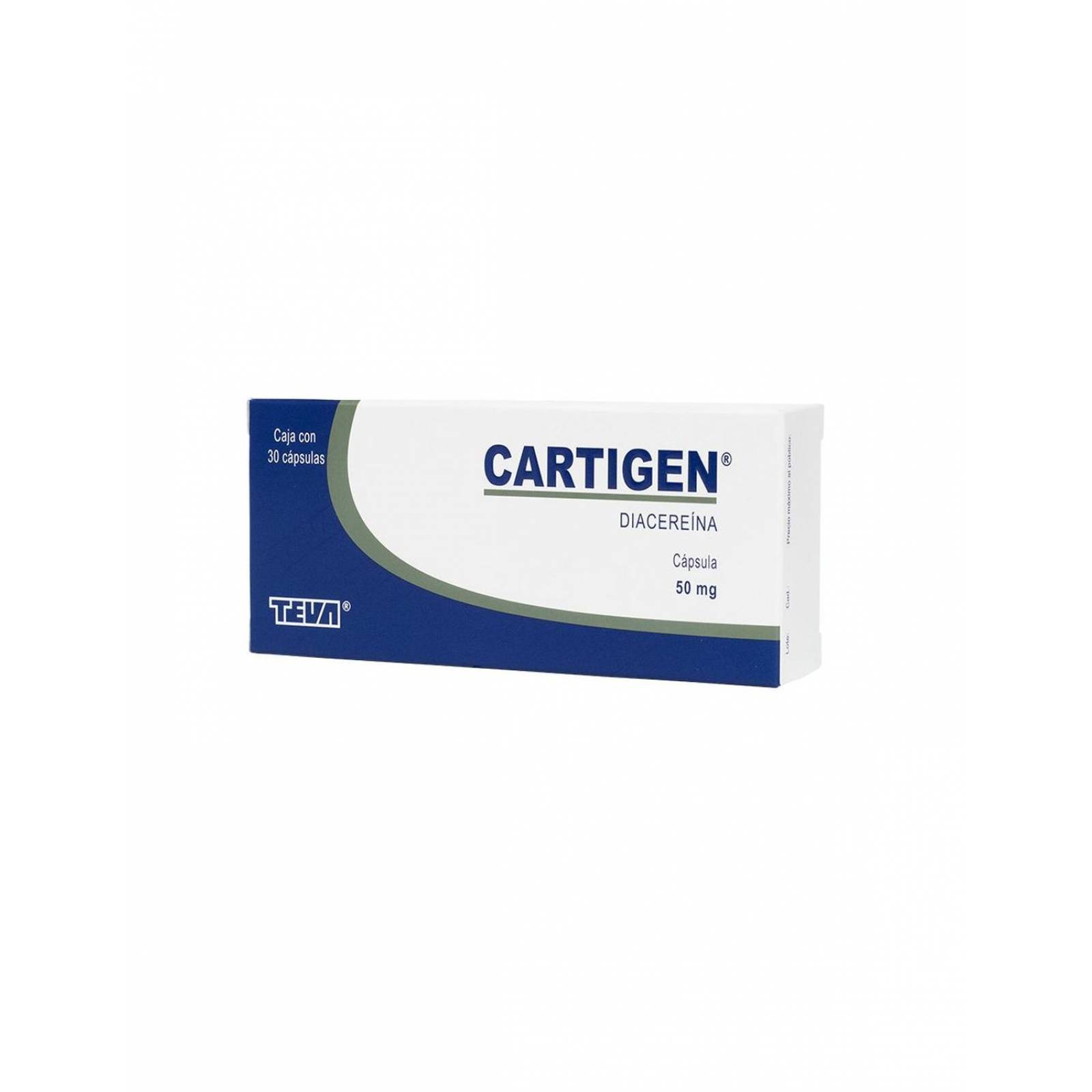 Cartigen 50 mg Caja Con 30 Cápsulas 