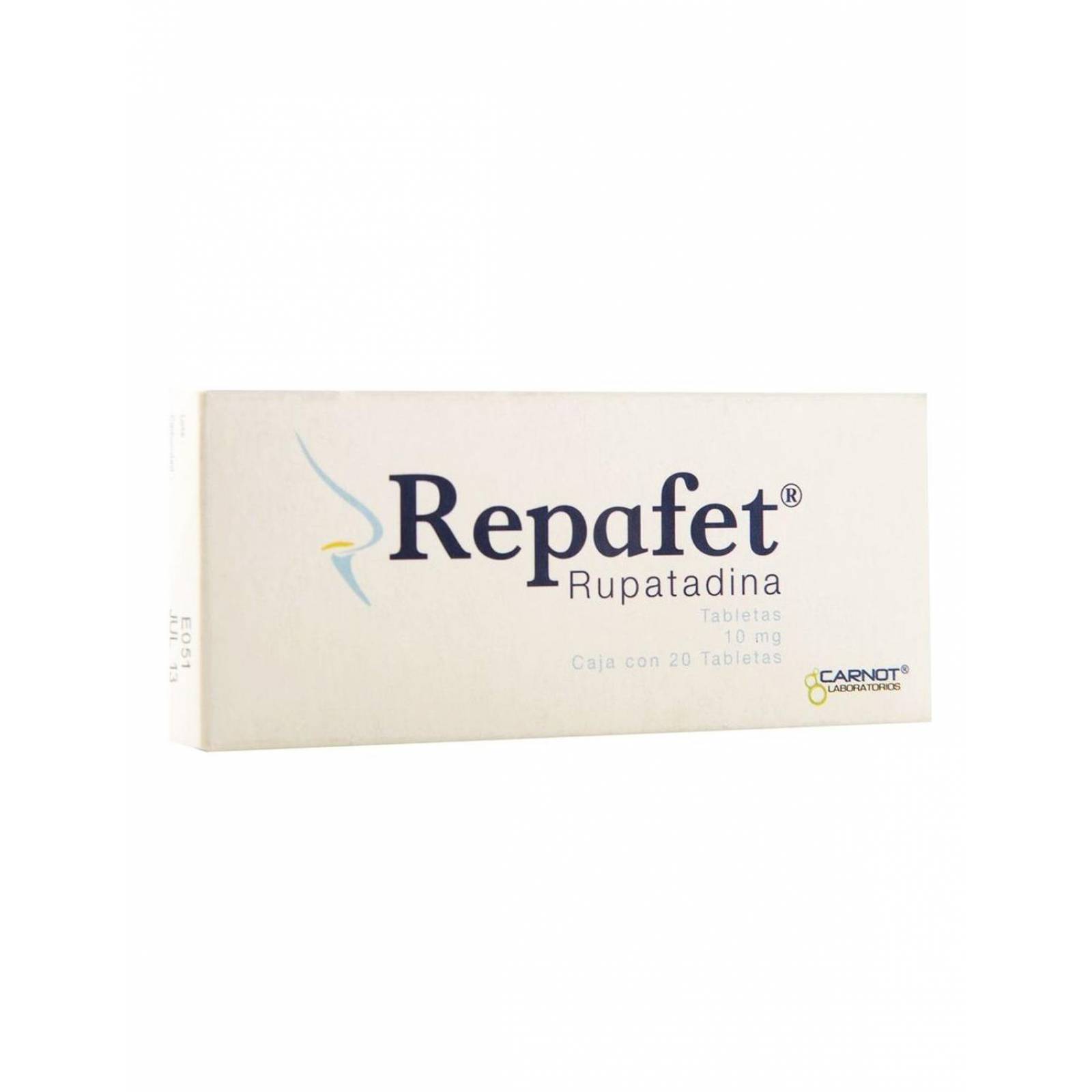 Repafet 10mg Caja Con 20 Tabletas 