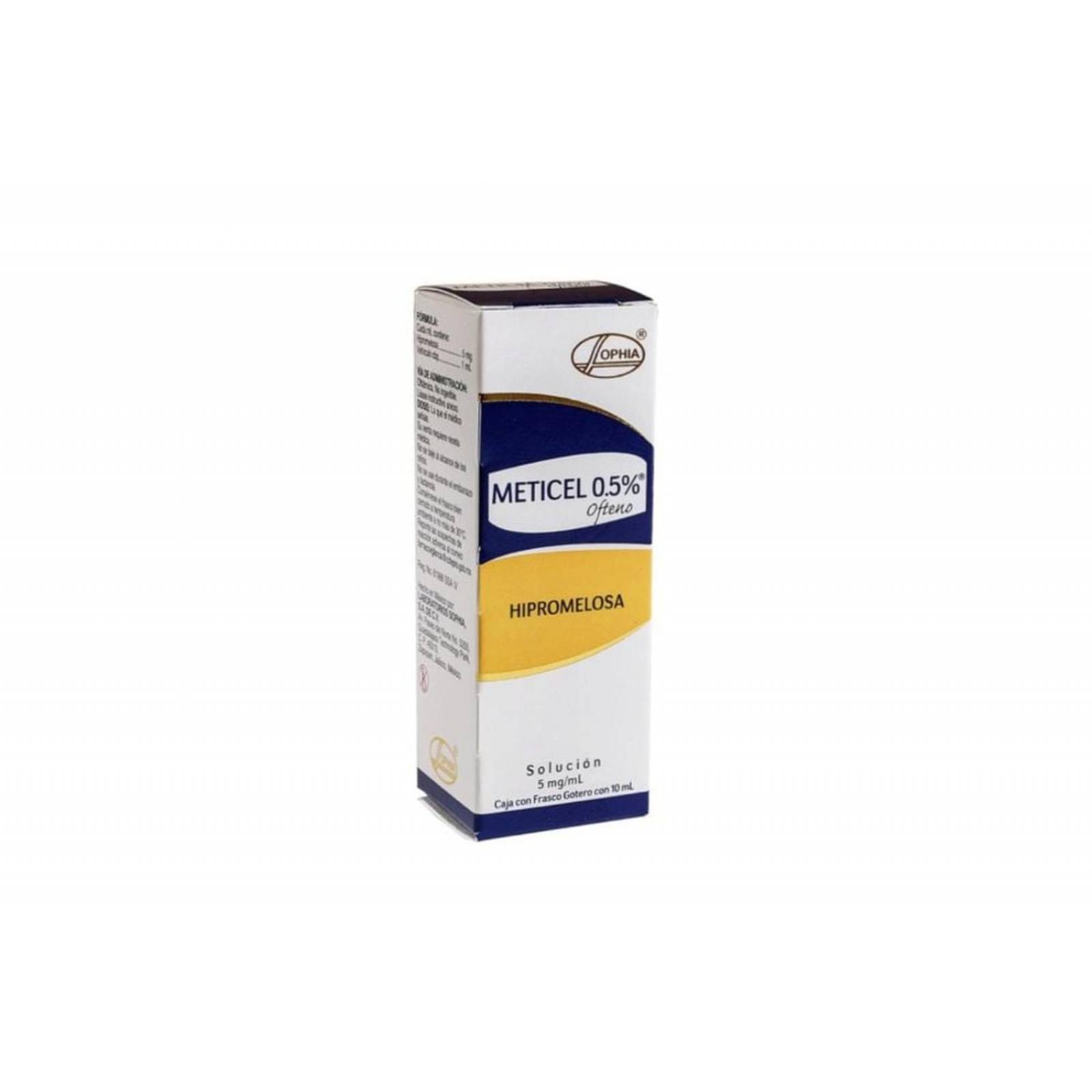 Meticel Ofteno Solución 0.5% Caja Con Frasco Gotero Con 10mL 