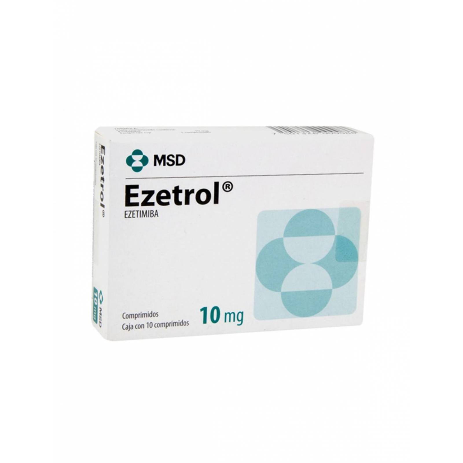 Ezetrol 10 mg Caja Con 10 Comprimidos 