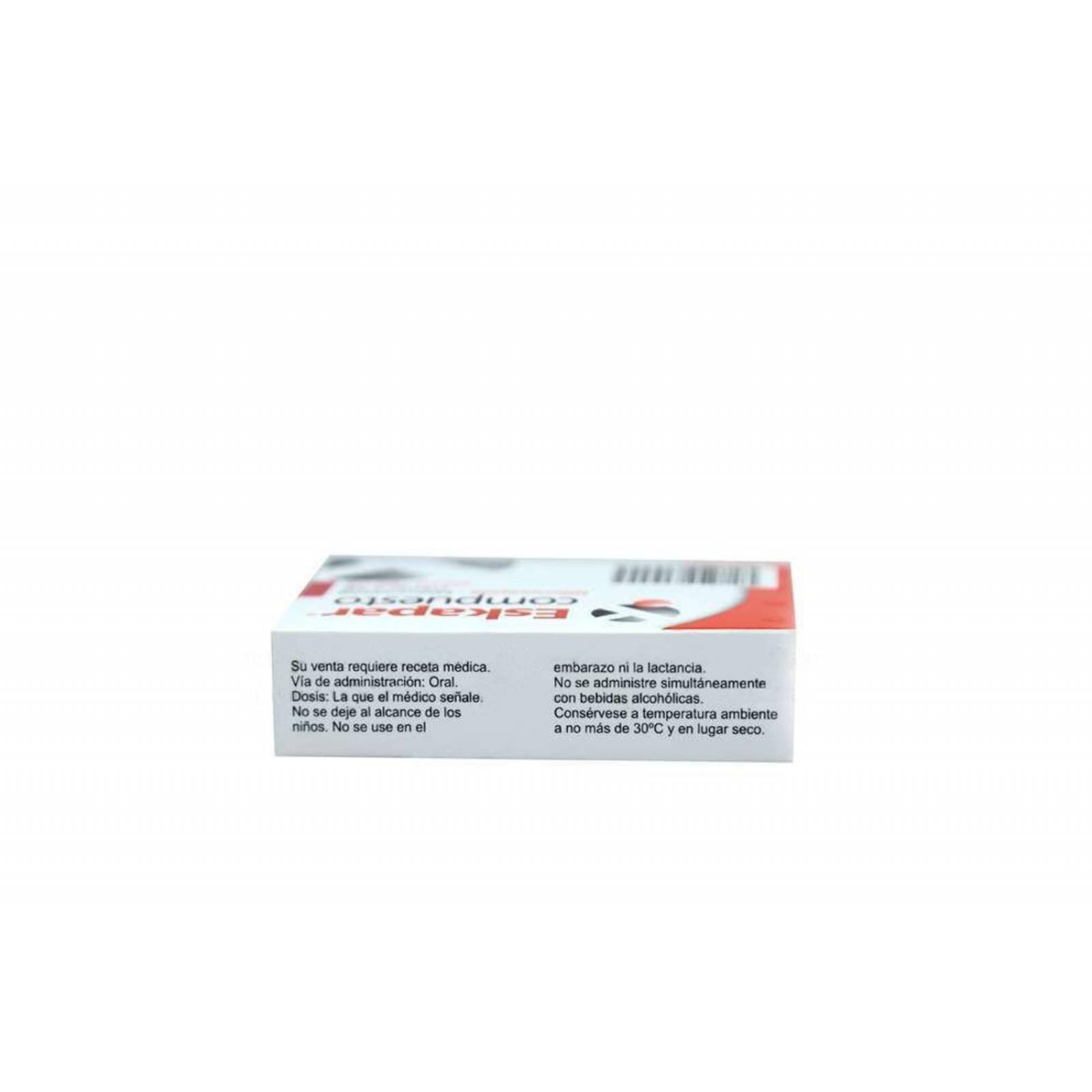 Eskapar Compuesto 200 mg / 600 mg Caja Con 20 Cápsulas 