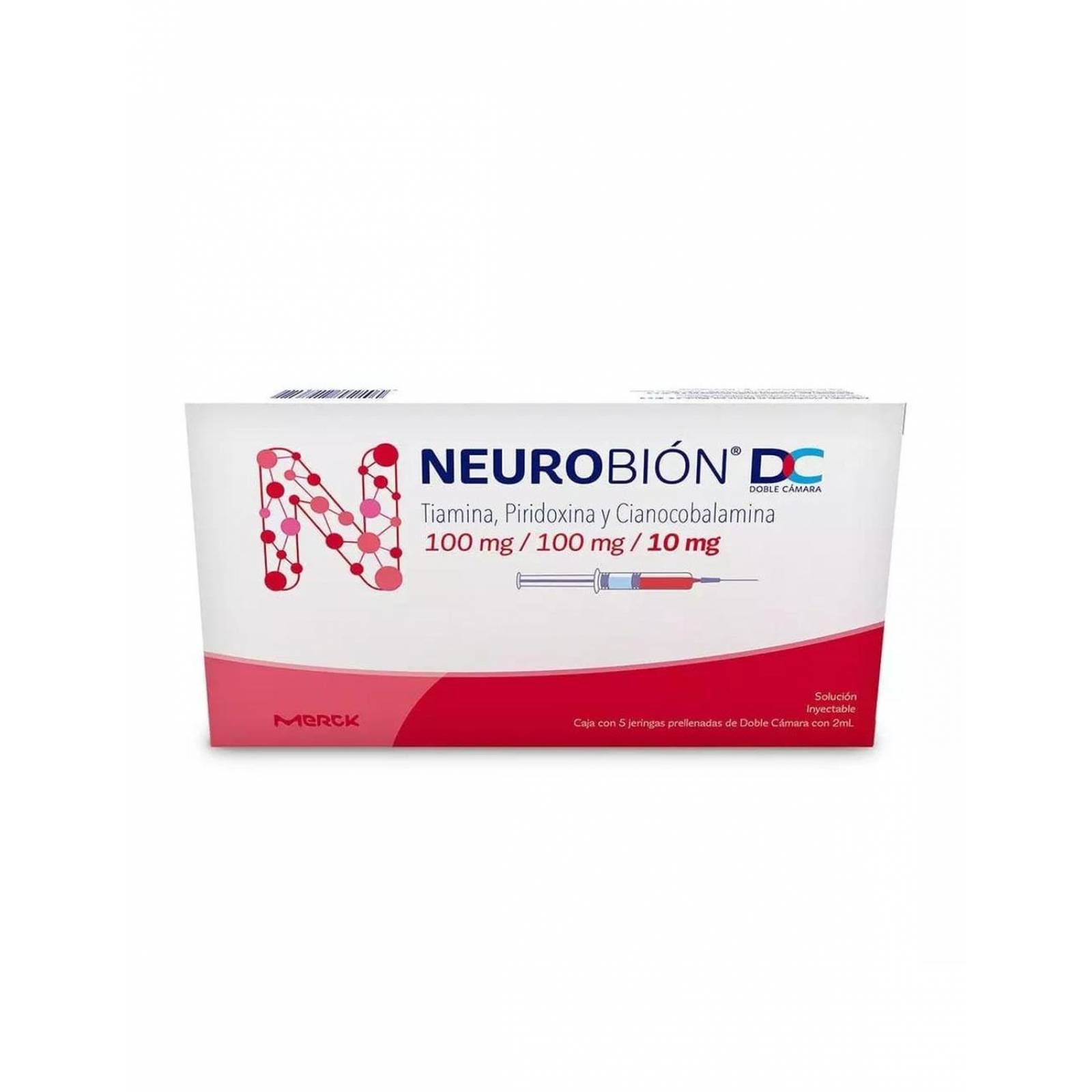 Neurobión DC 100mg/100mg/1mg Caja Con 5 Jerigas Prellenadas 